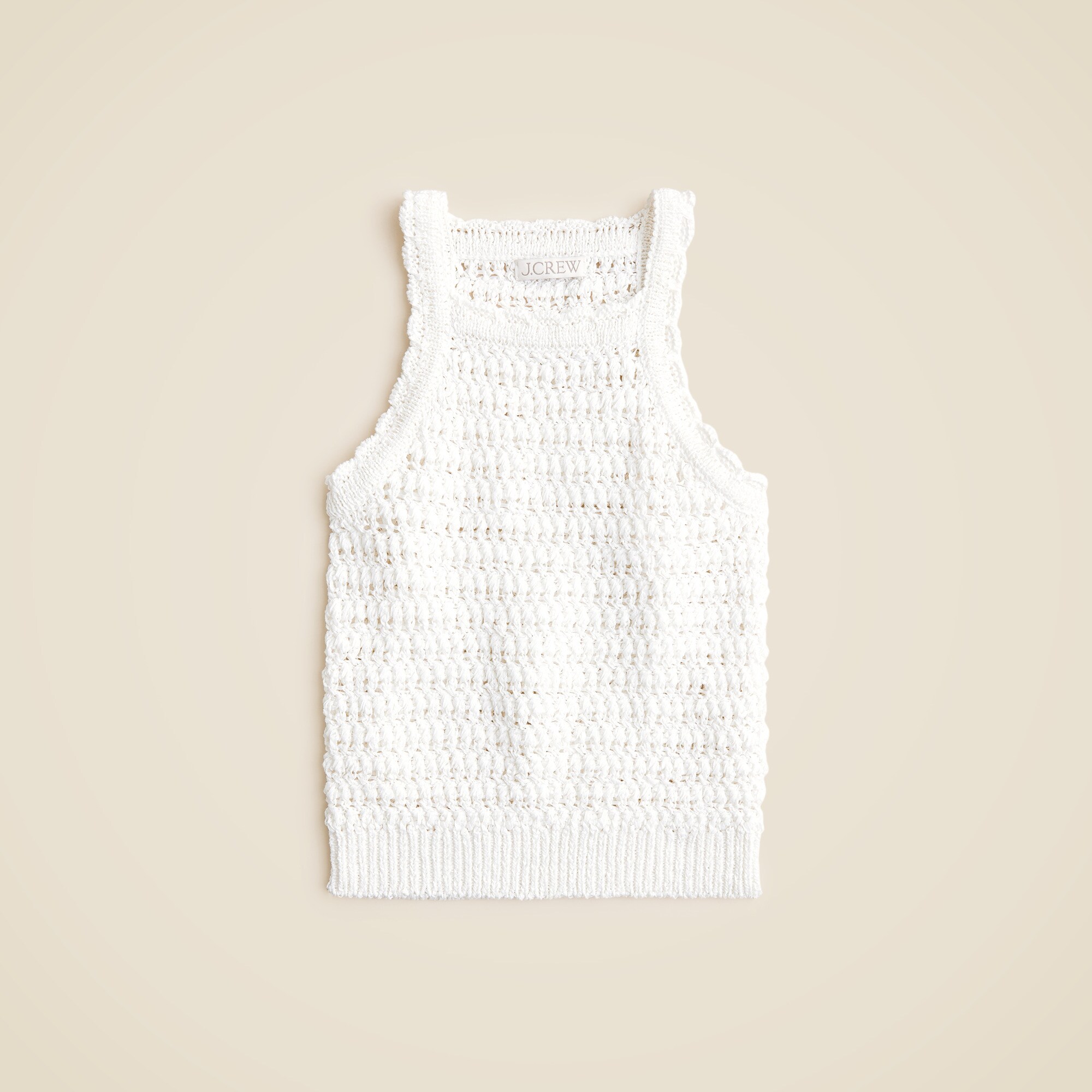 Montauk crochet tank top