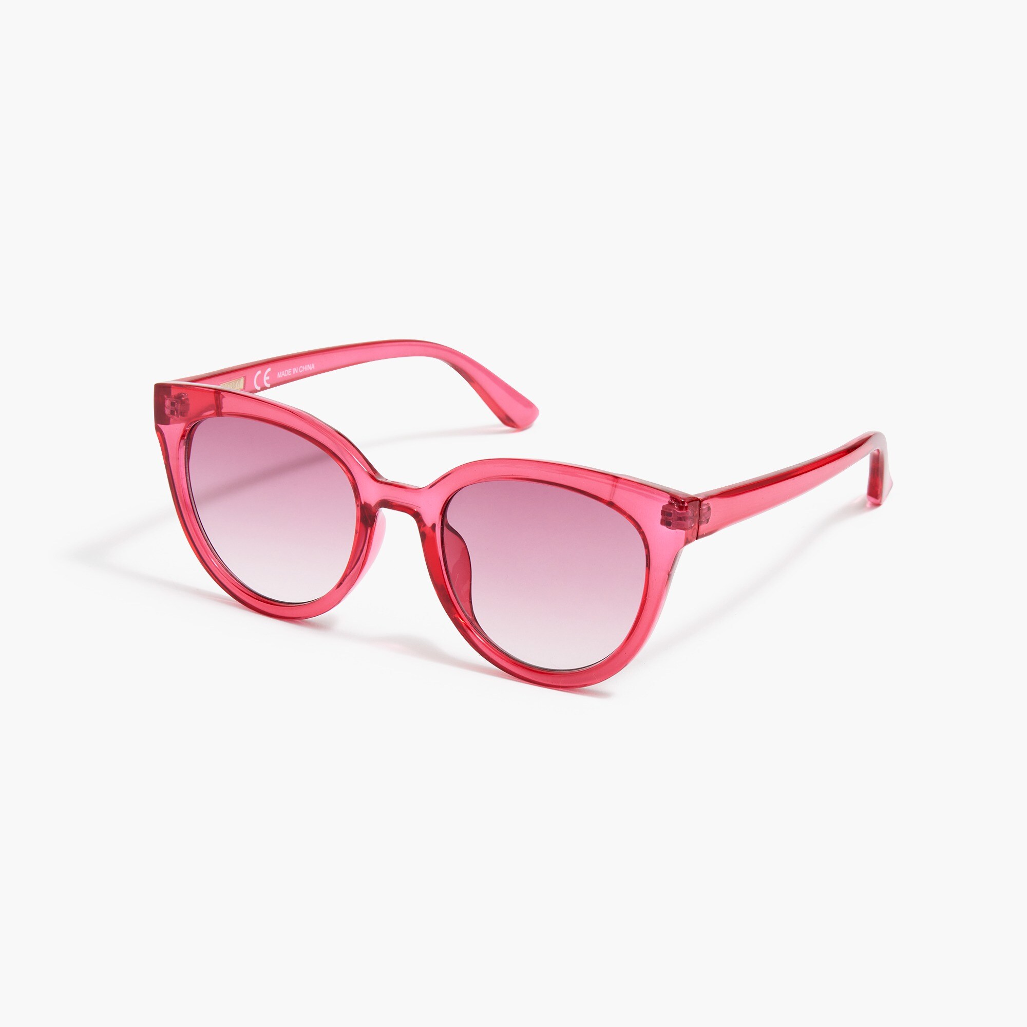 Round cat-eye sunglasses