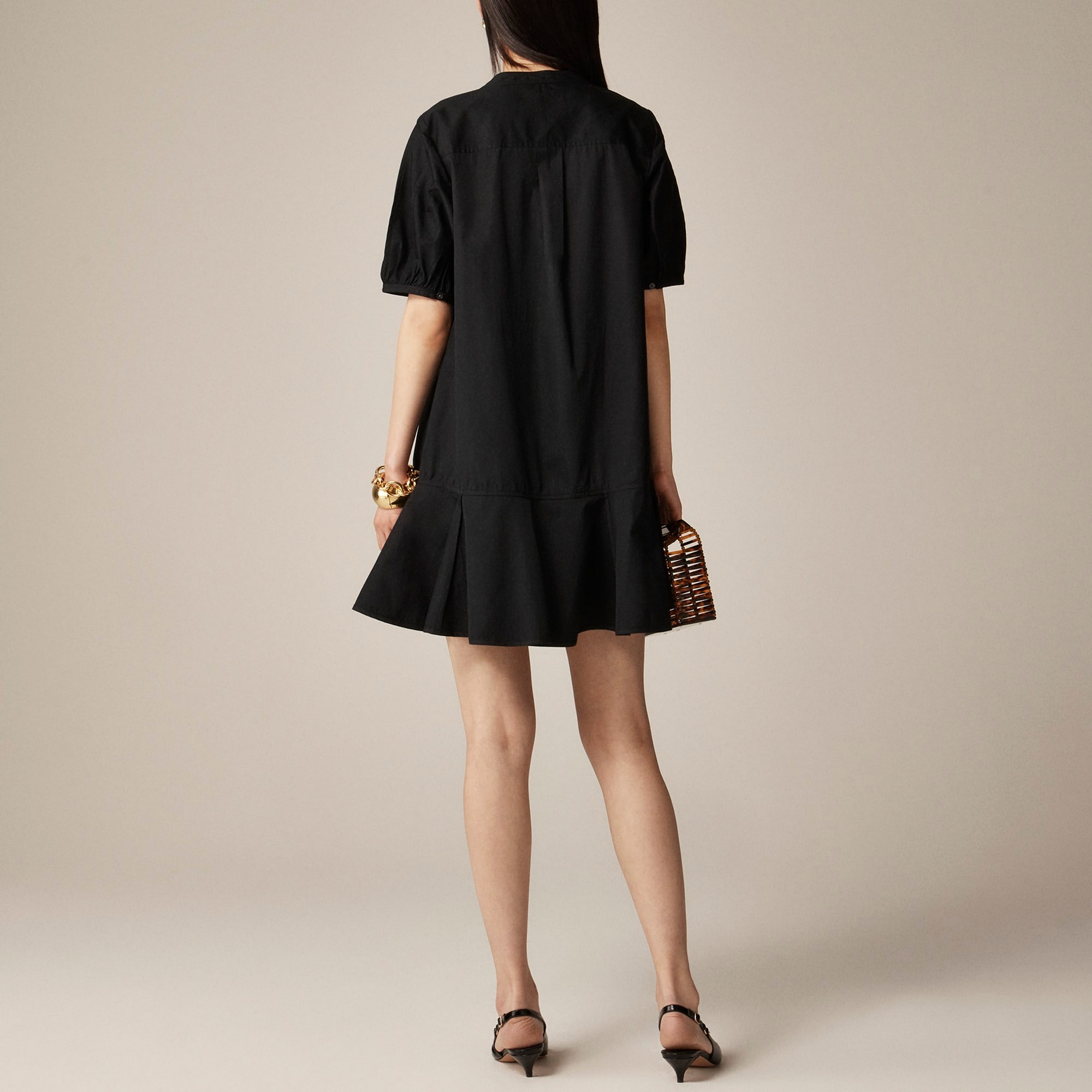 Delilah dress in cotton poplin