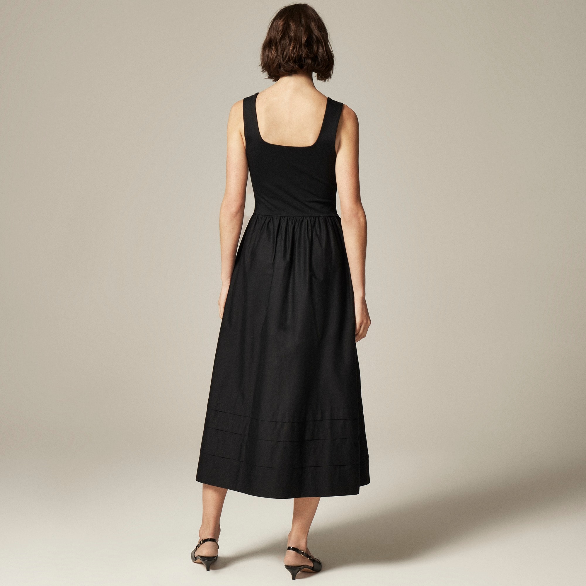 Drop-waist mixy dress