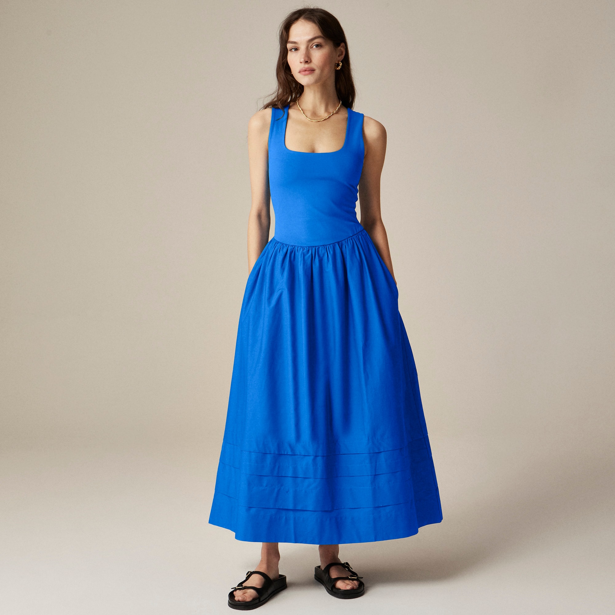 womens Drop-waist mixy dress