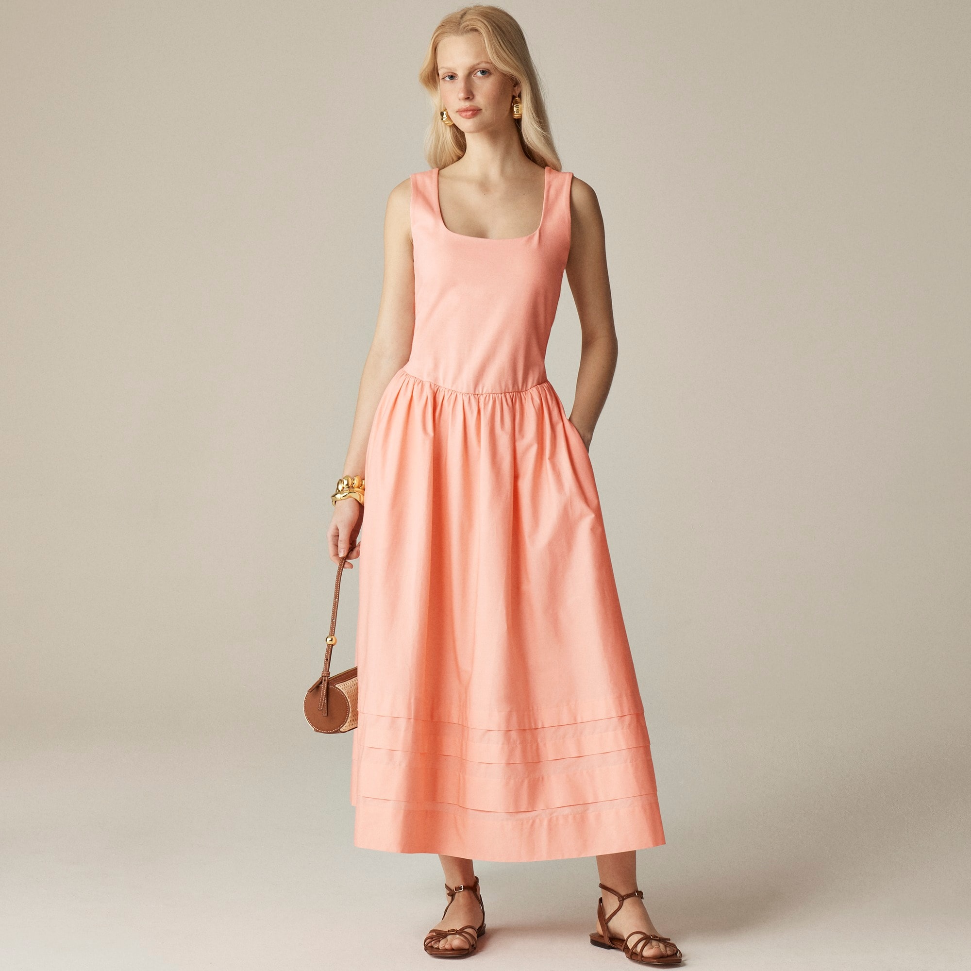 womens Drop-waist mixy dress