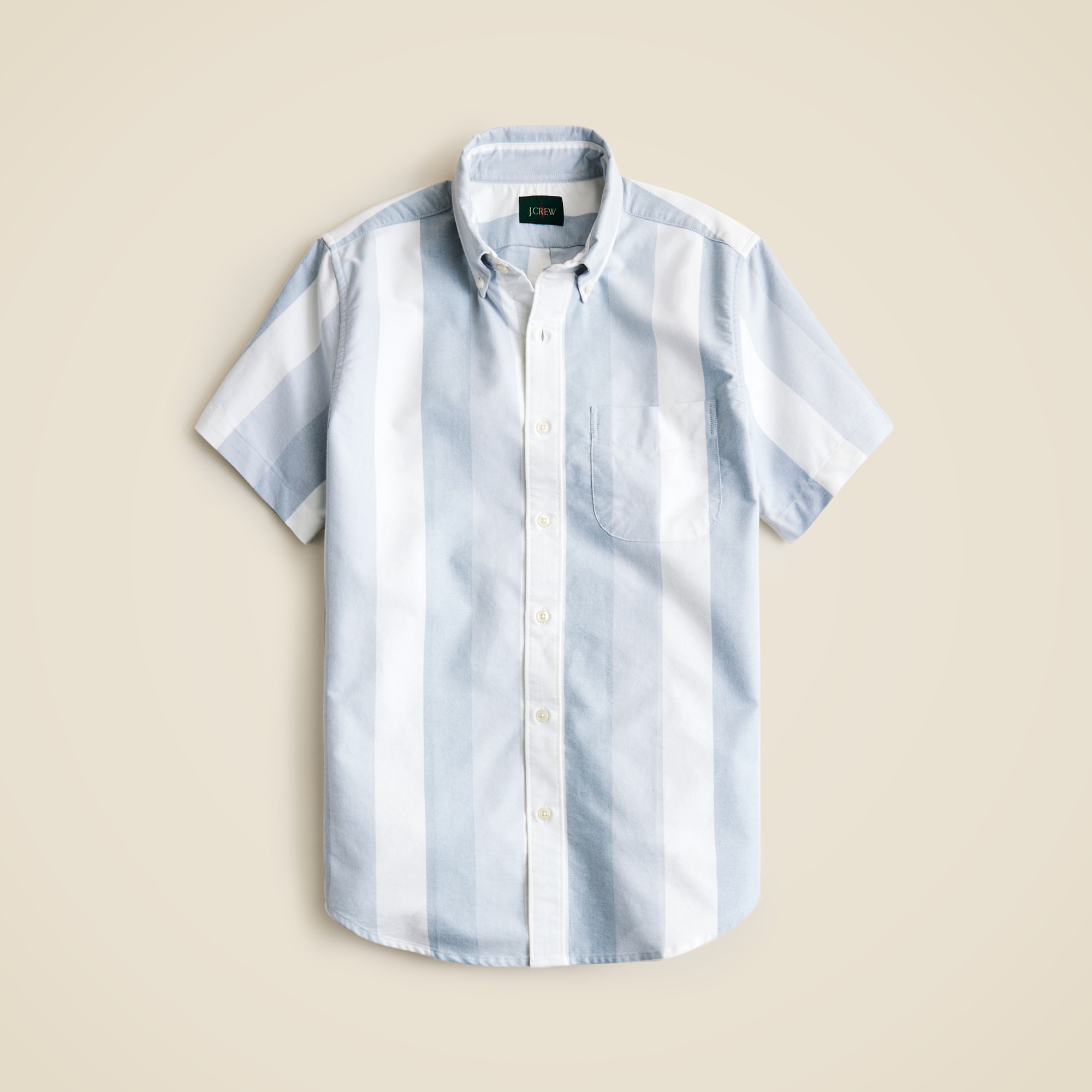 Short-sleeve Cotton Oxford Shirt For Men | J.Crew