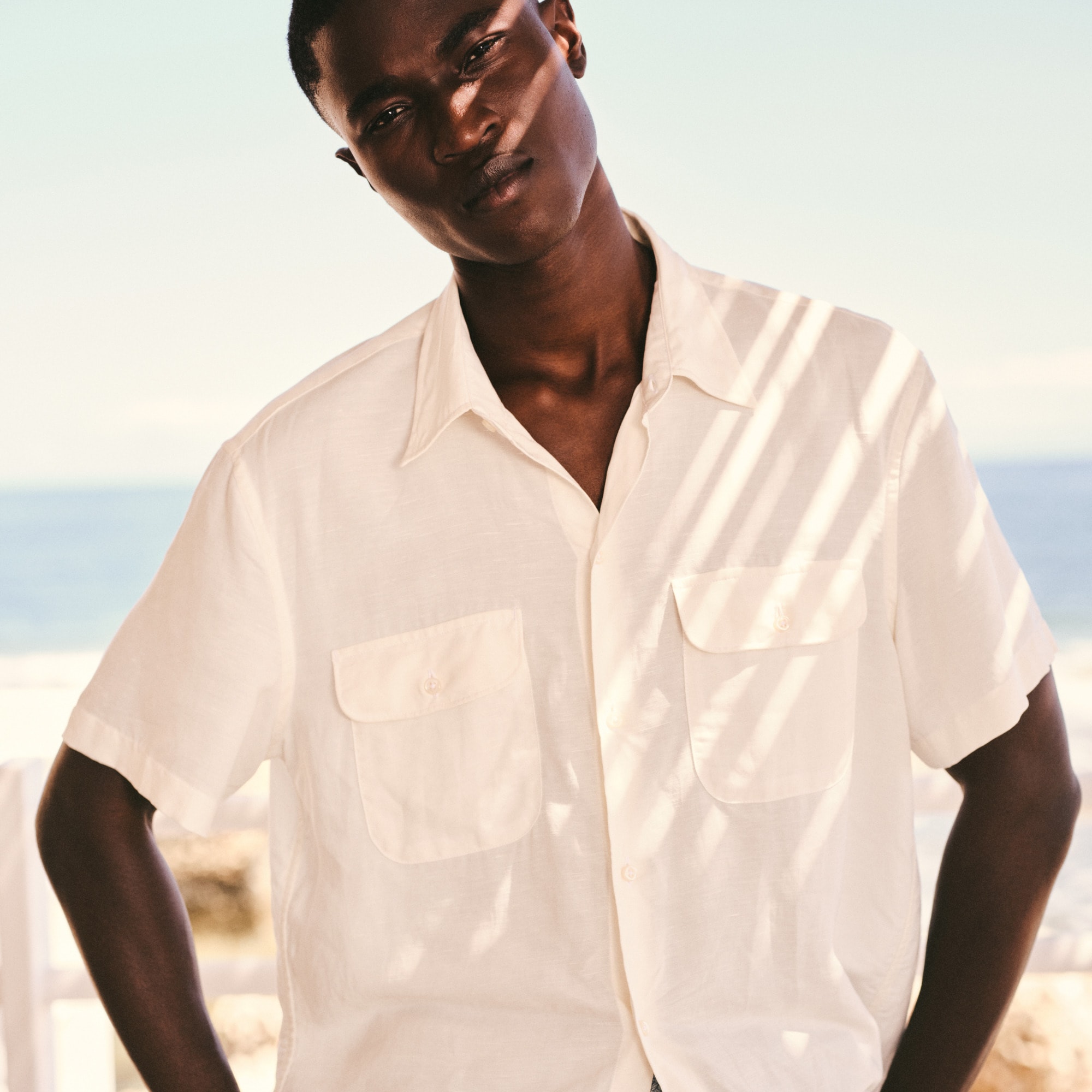 トップス Let LOOSE THOUGHTFUL LINEN SHIRT Short-sleeve Viscose-linen Blend Shirt For Men | J.Crew