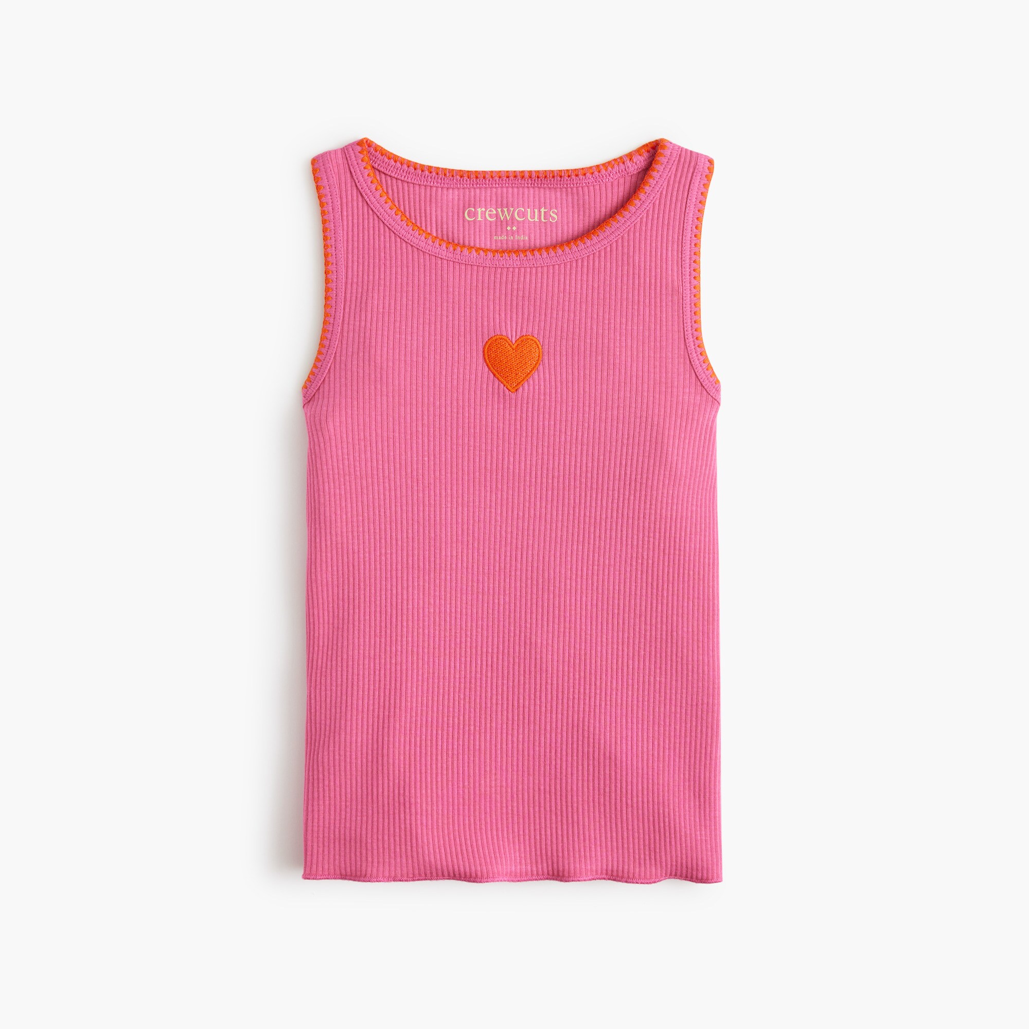 girls' embroidered tank top for girls