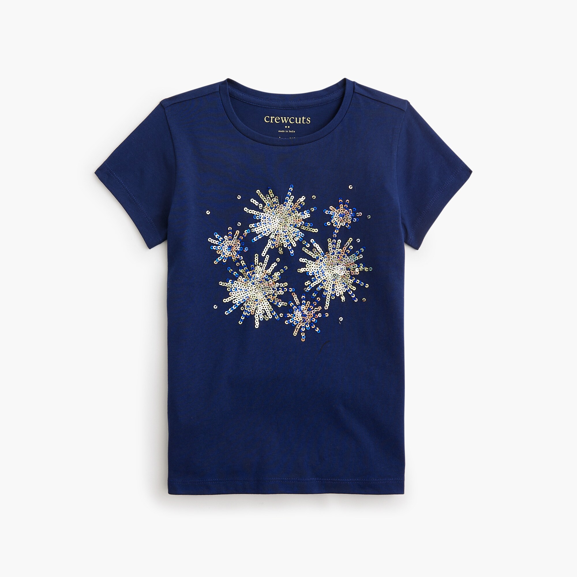 girls' sequin fireworks graphic tee for girls