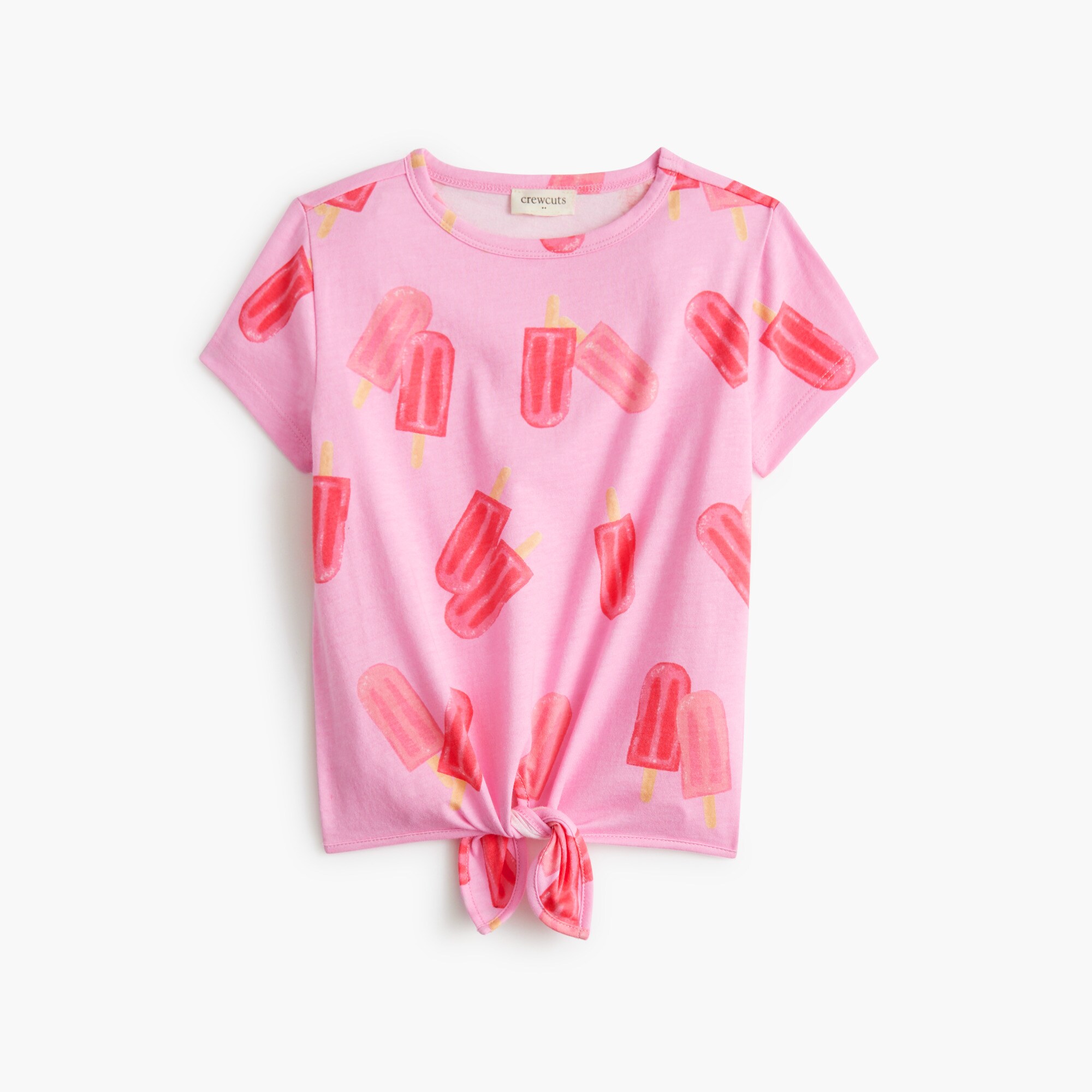 girls' ice pop tie-front tee for girls