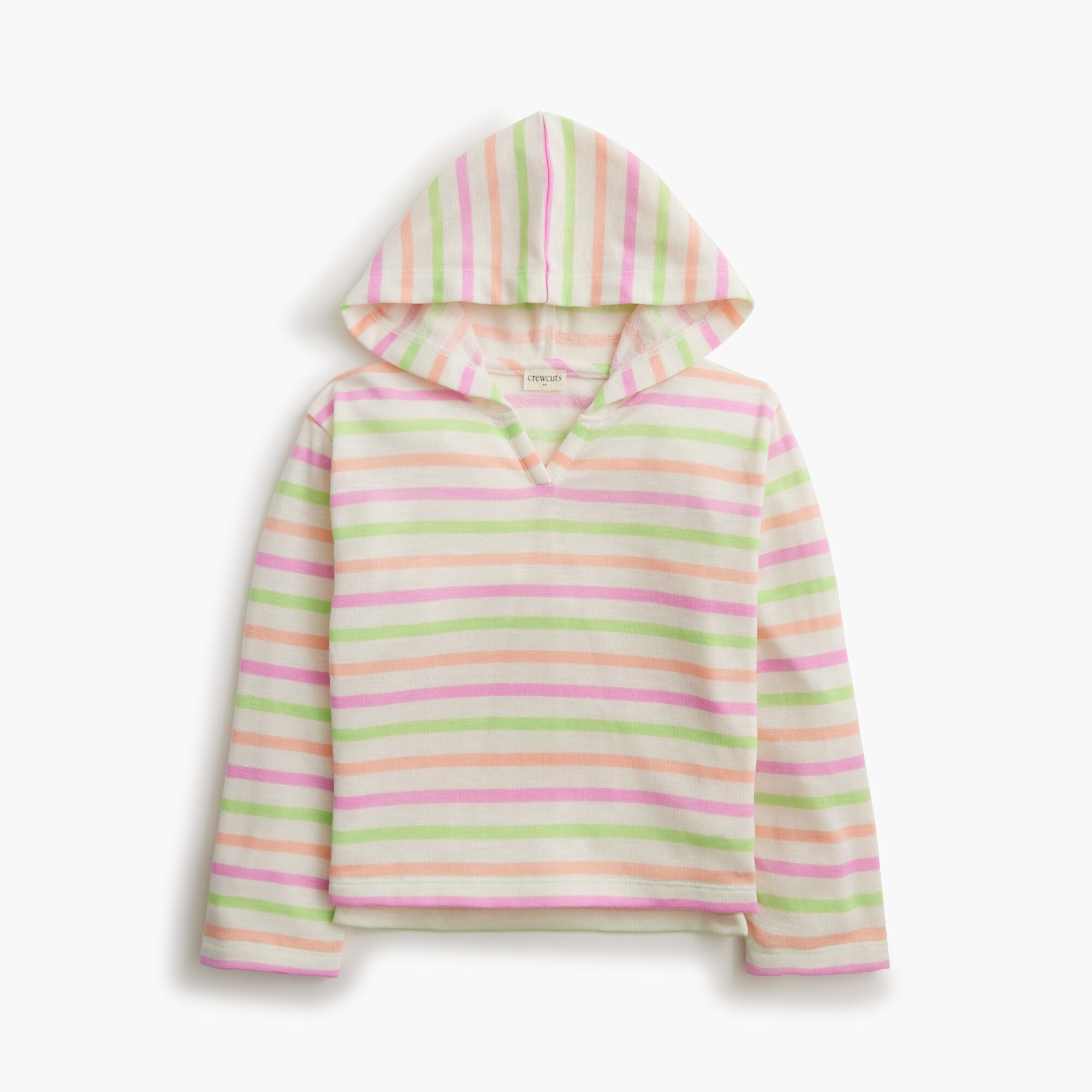 girls' lightweight terry beach hoodie for girls