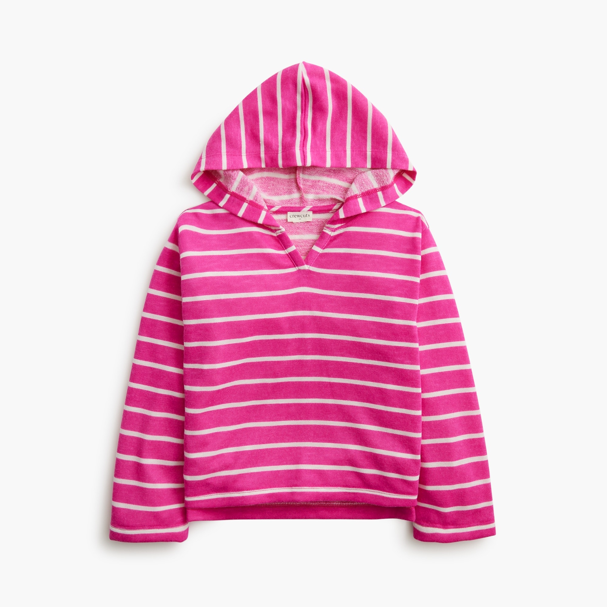  Girls' lightweight terry beach hoodie