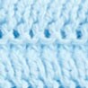 Girls' crochet tank top DAYDREAM BLUE