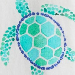 Girls' beach turtles graphic tee TURTLES ON THE BEACH factory: girls' beach turtles graphic tee for girls