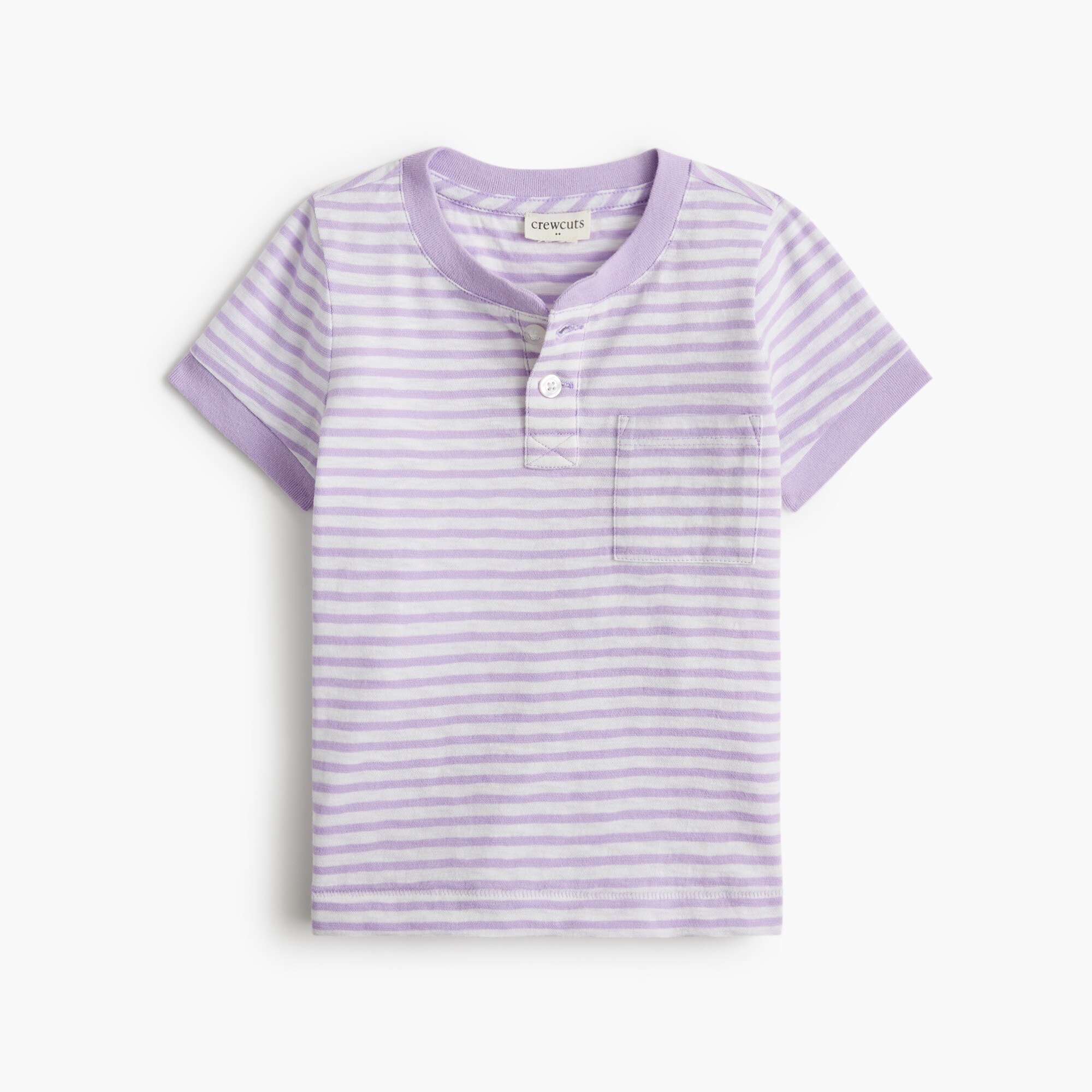  Baby &amp; toddler boys' striped henley tee