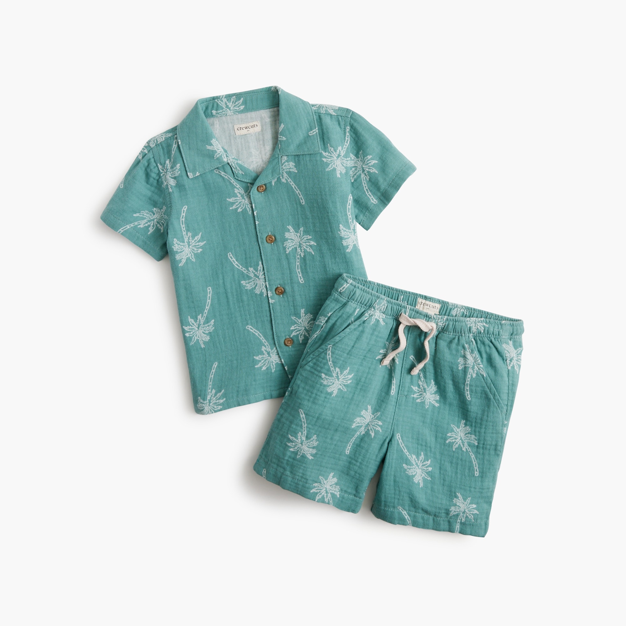 baby &amp; toddler boys' gauze resort short set for toddler