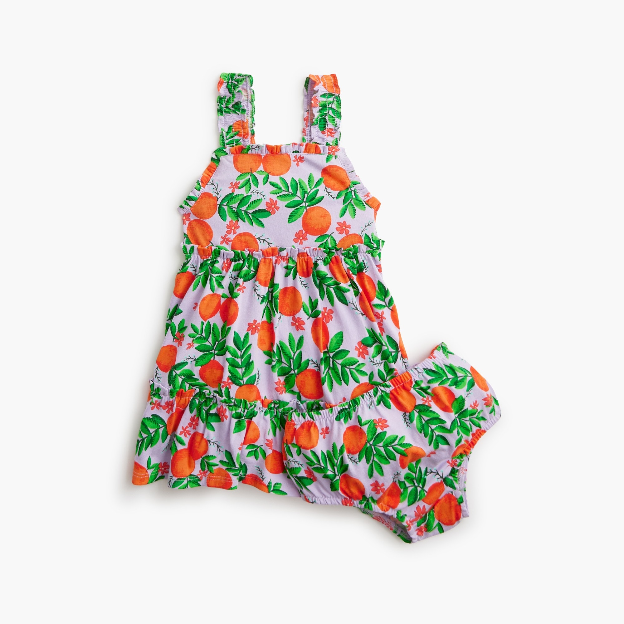 Baby & toddler girls' ruffle knit tank dress