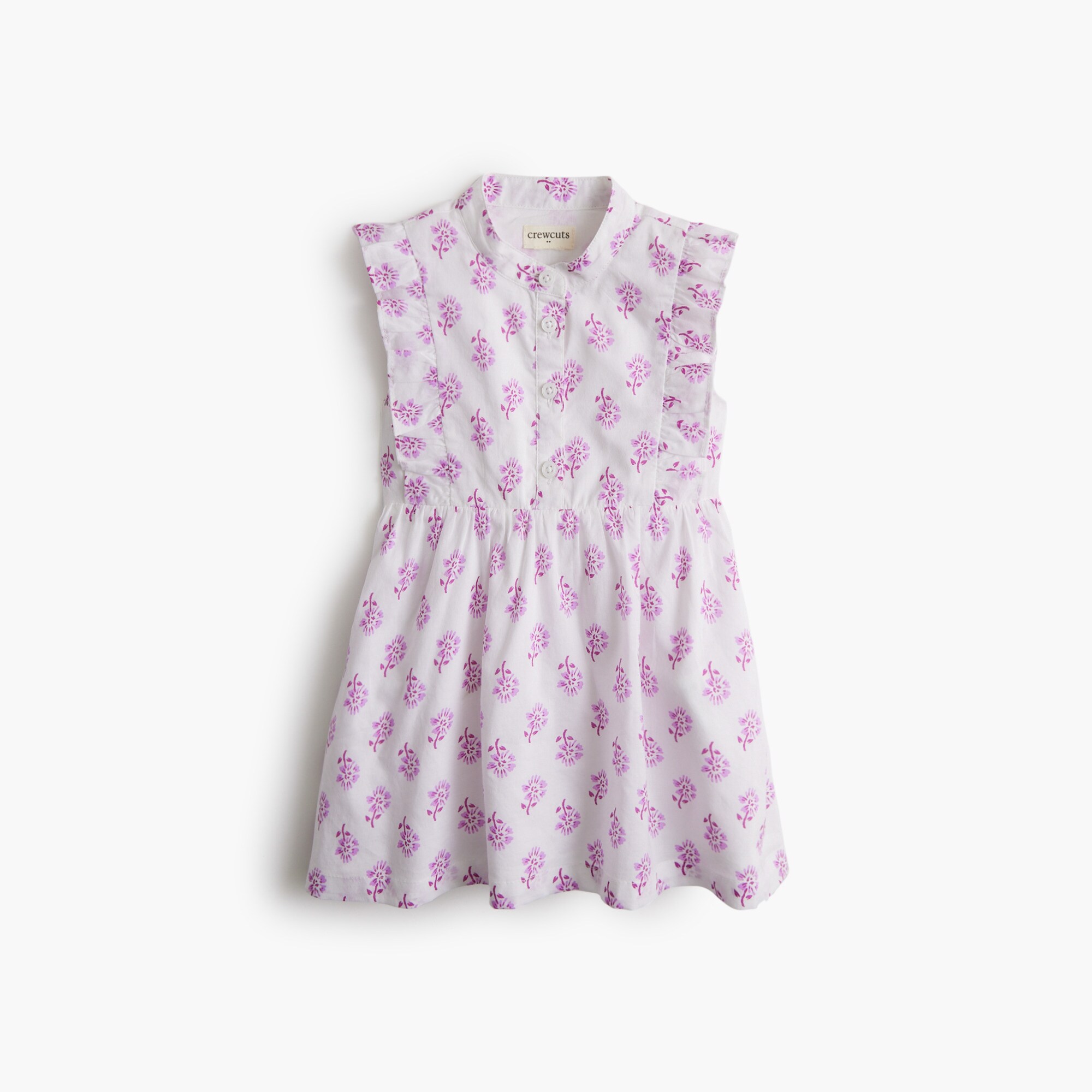 Baby & toddler girls' block-print shirtdress