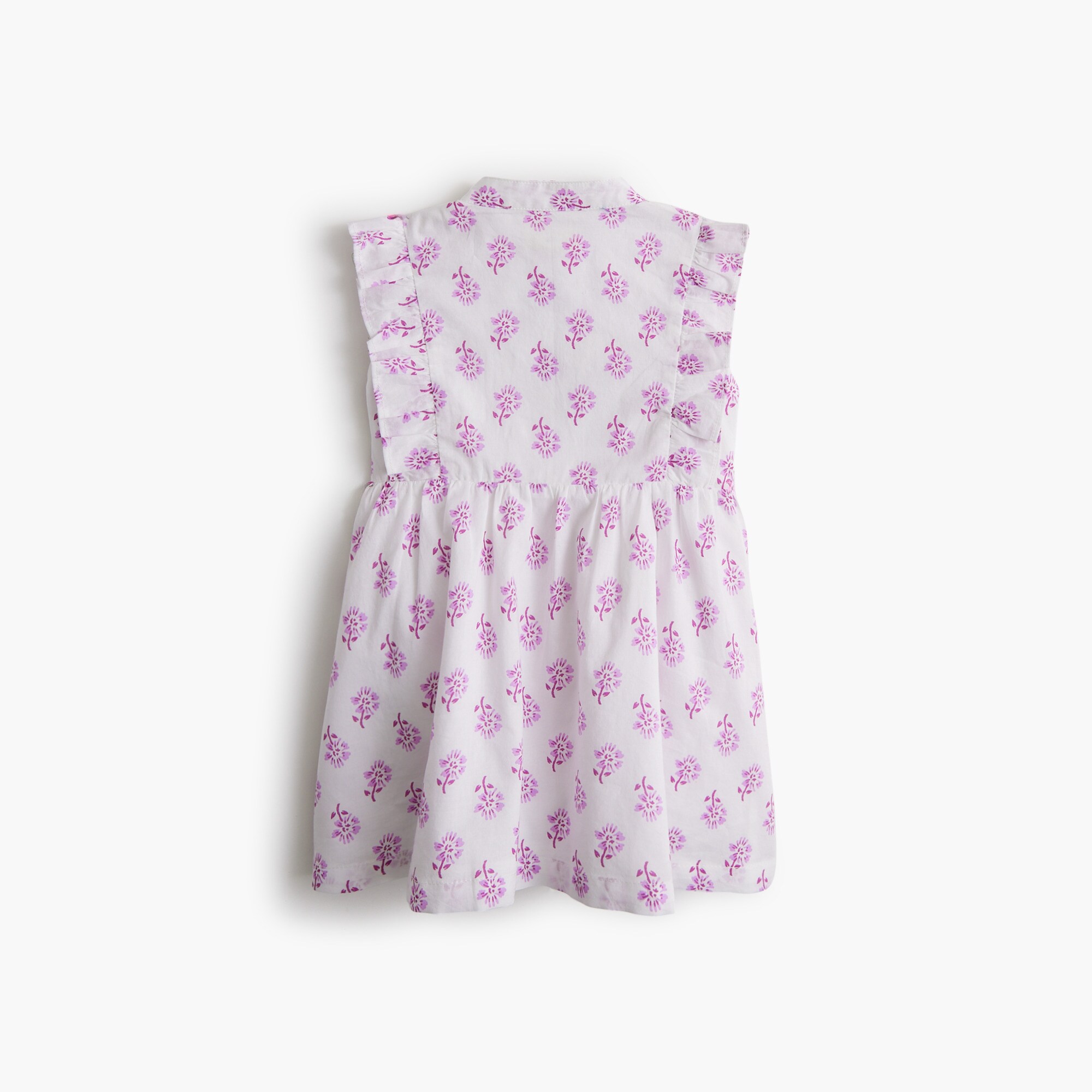 Baby & toddler girls' block-print shirtdress