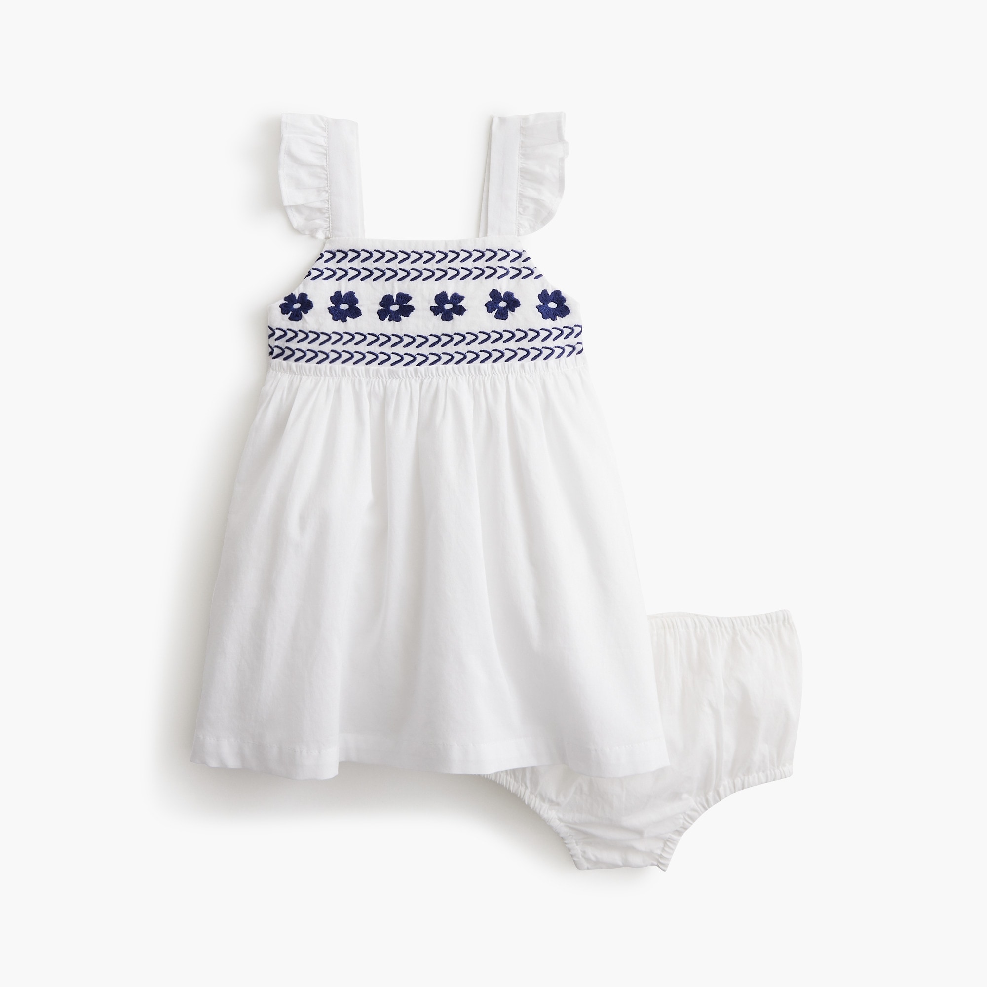 baby & toddler girls Baby &amp; toddler girls' embroidered flutter dress
