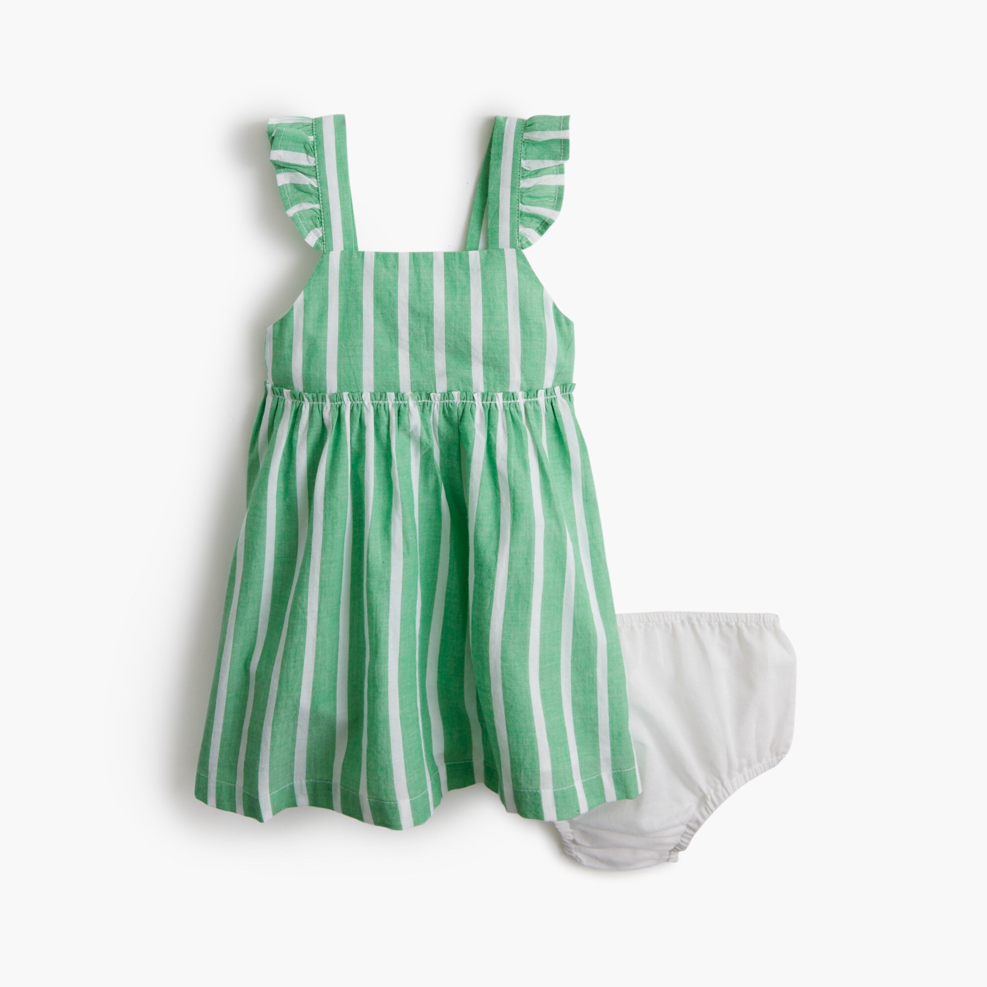 baby &amp; toddler girls' striped flutter tank dress for toddler