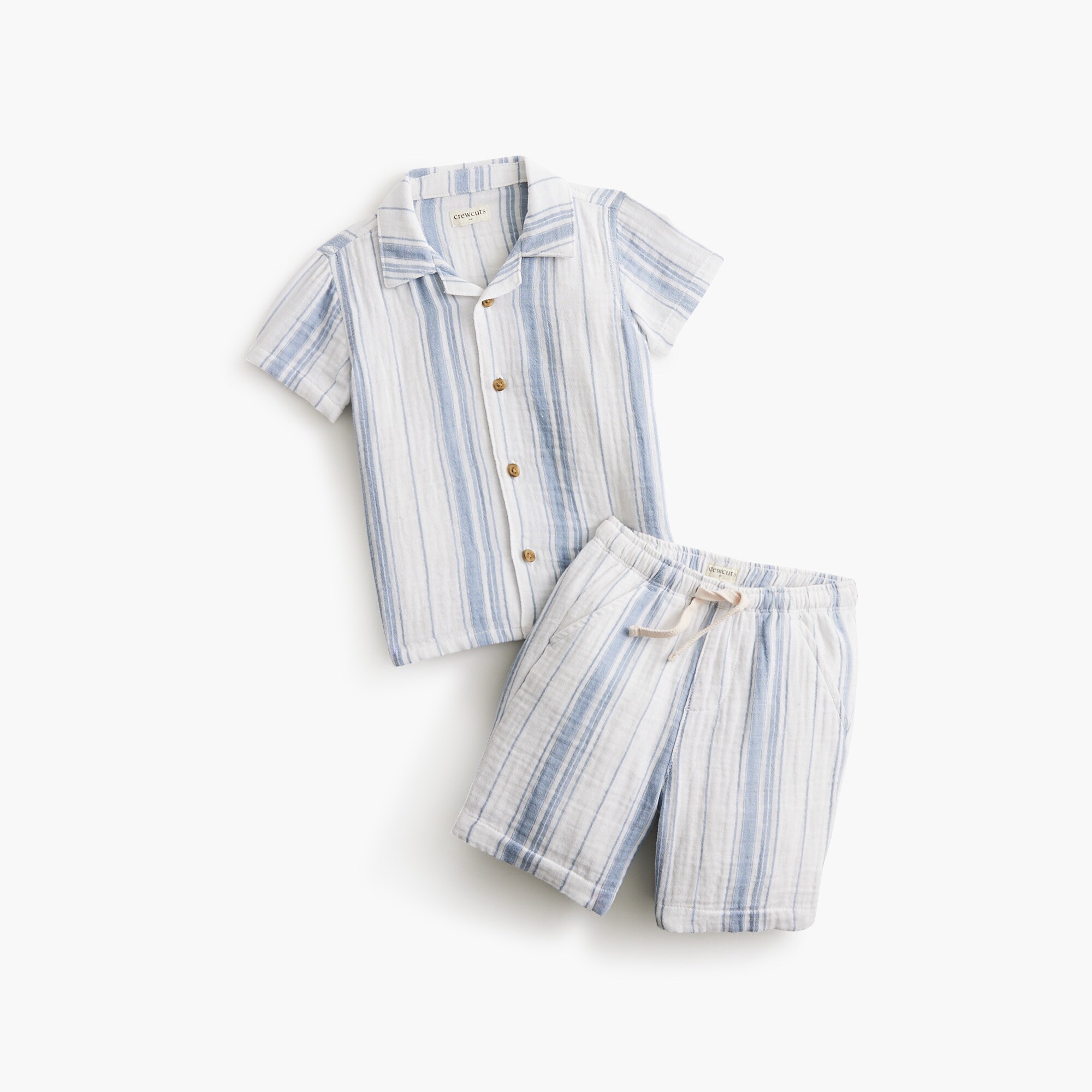 baby & toddlers Baby &amp; toddler boys' striped gauze resort short set