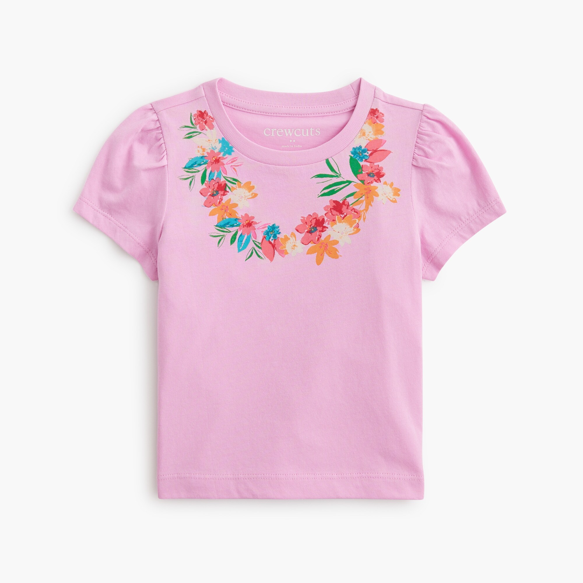 baby &amp; toddler girls' floral lei graphic tee for toddler