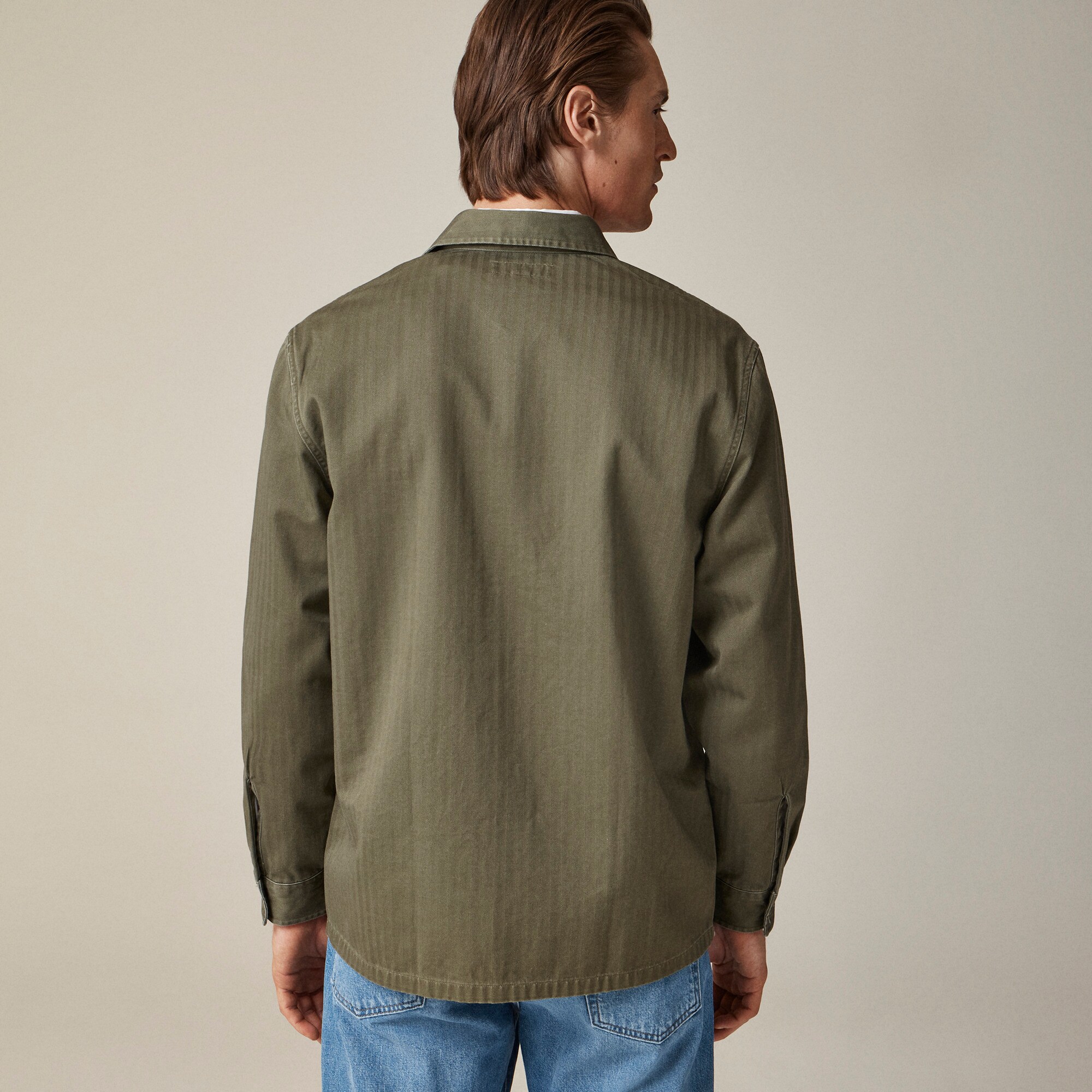 Wallace & Barnes cotton herringbone workshirt