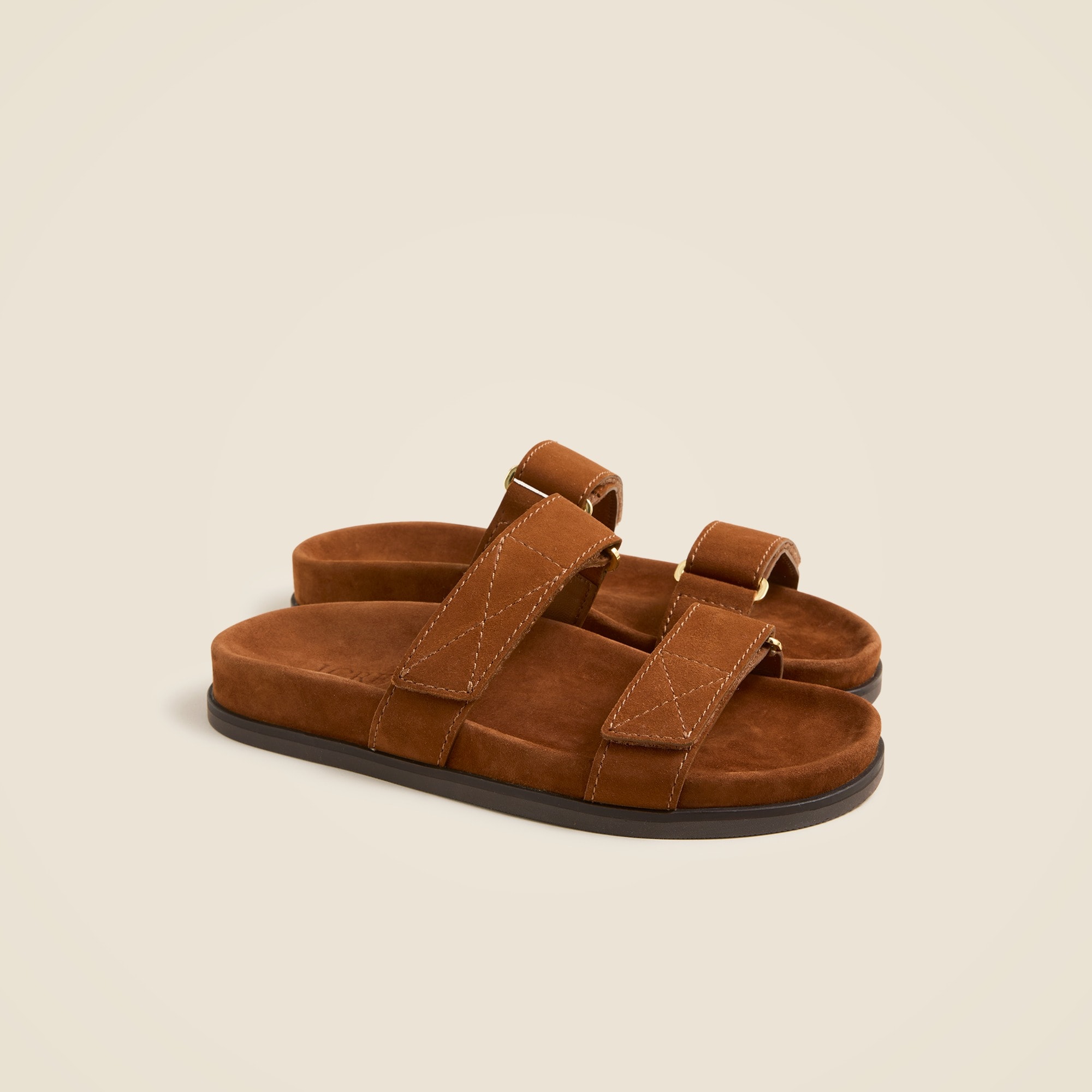 womens New Colbie wide-strap sandals in suede