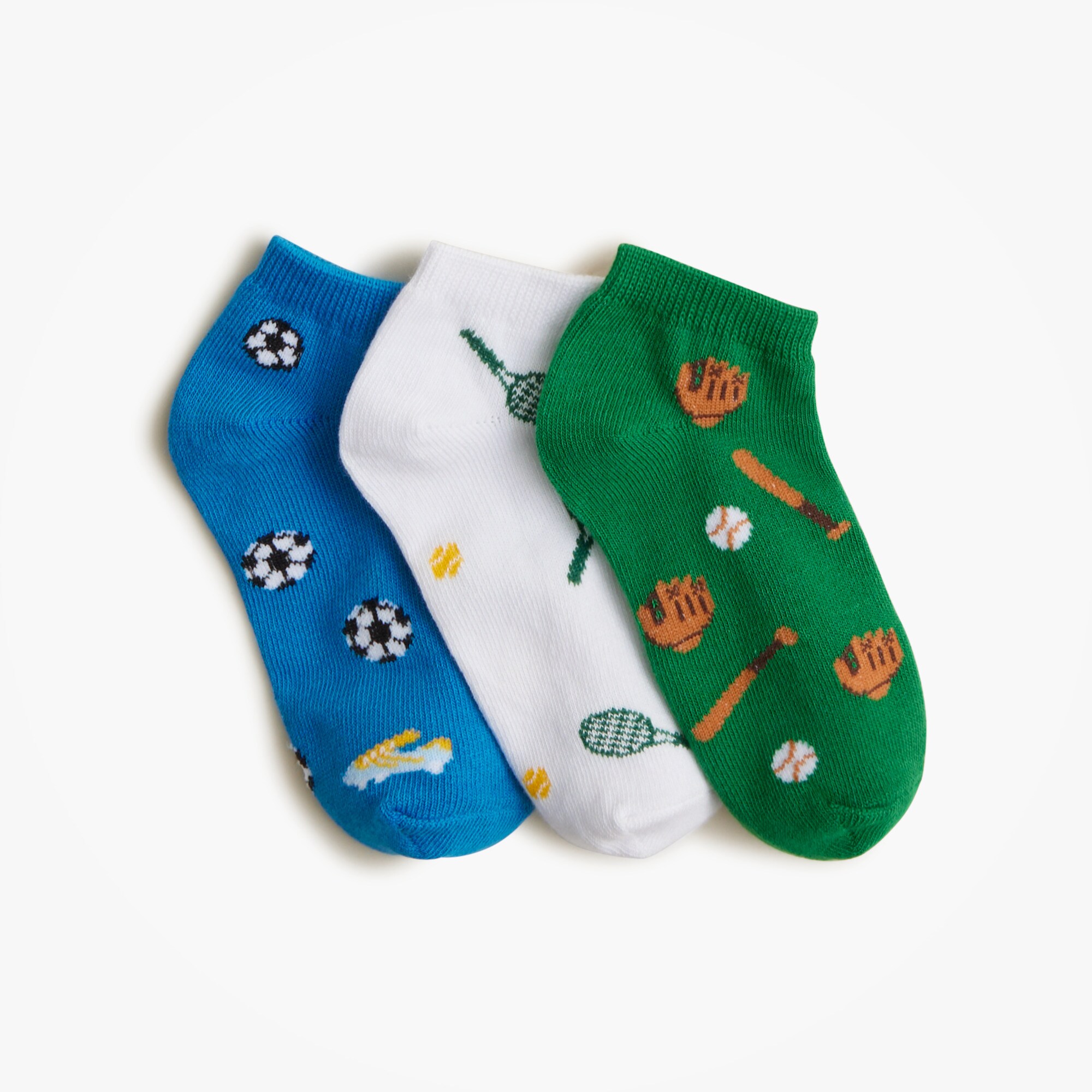 boys' sports socks pack-of-three for boys