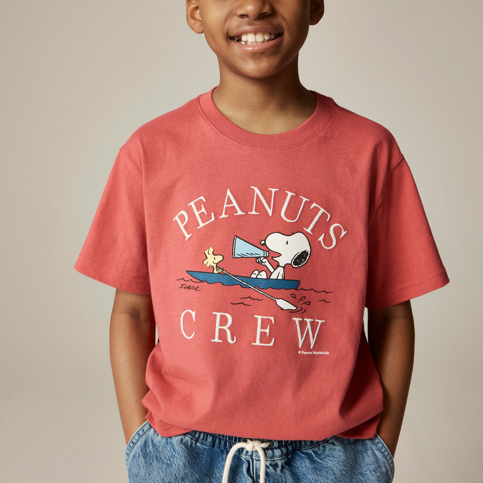 Peanuts® X Crewcuts "Crew" graphic T-shirt