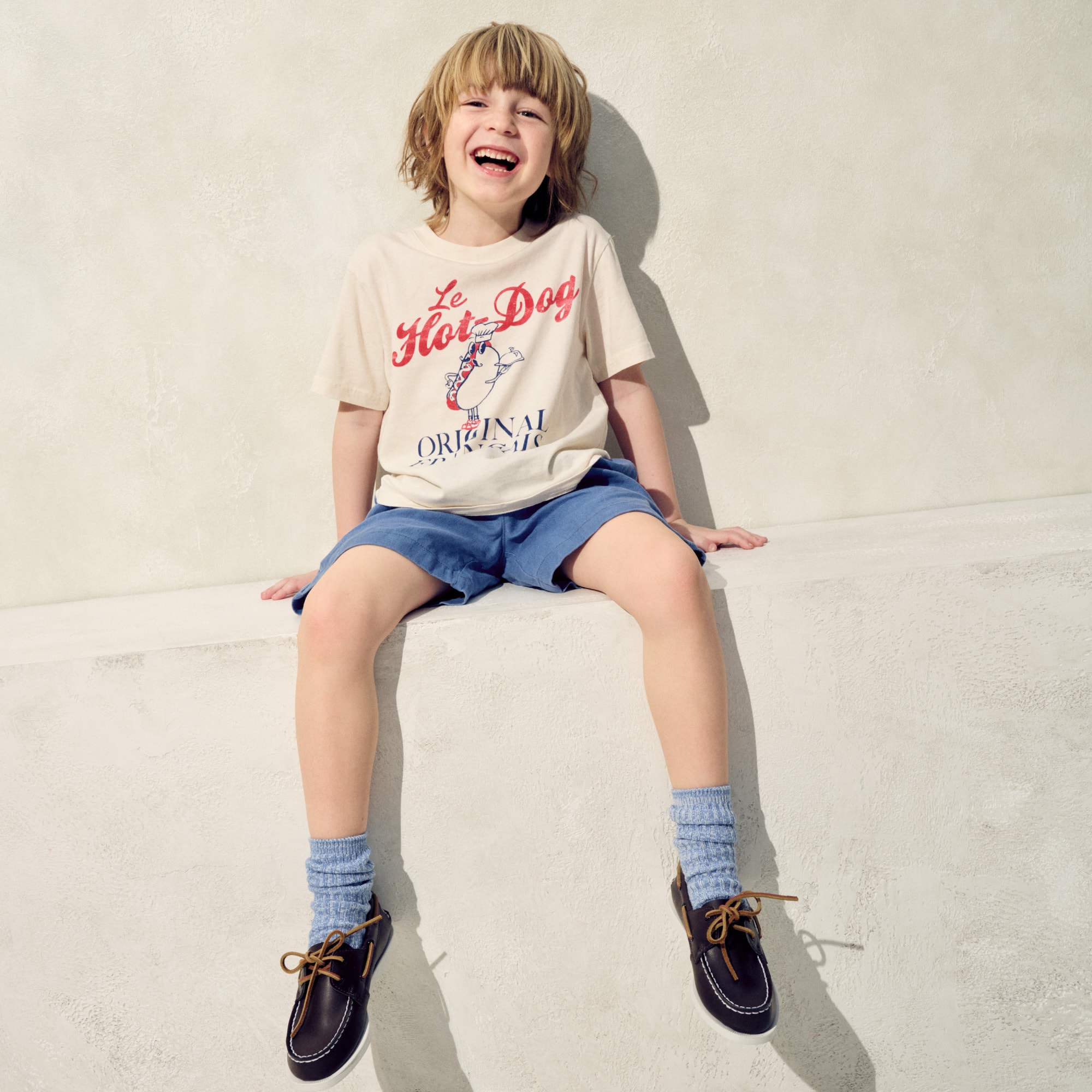 boys Kids' short-sleeve hot dog graphic T-shirt