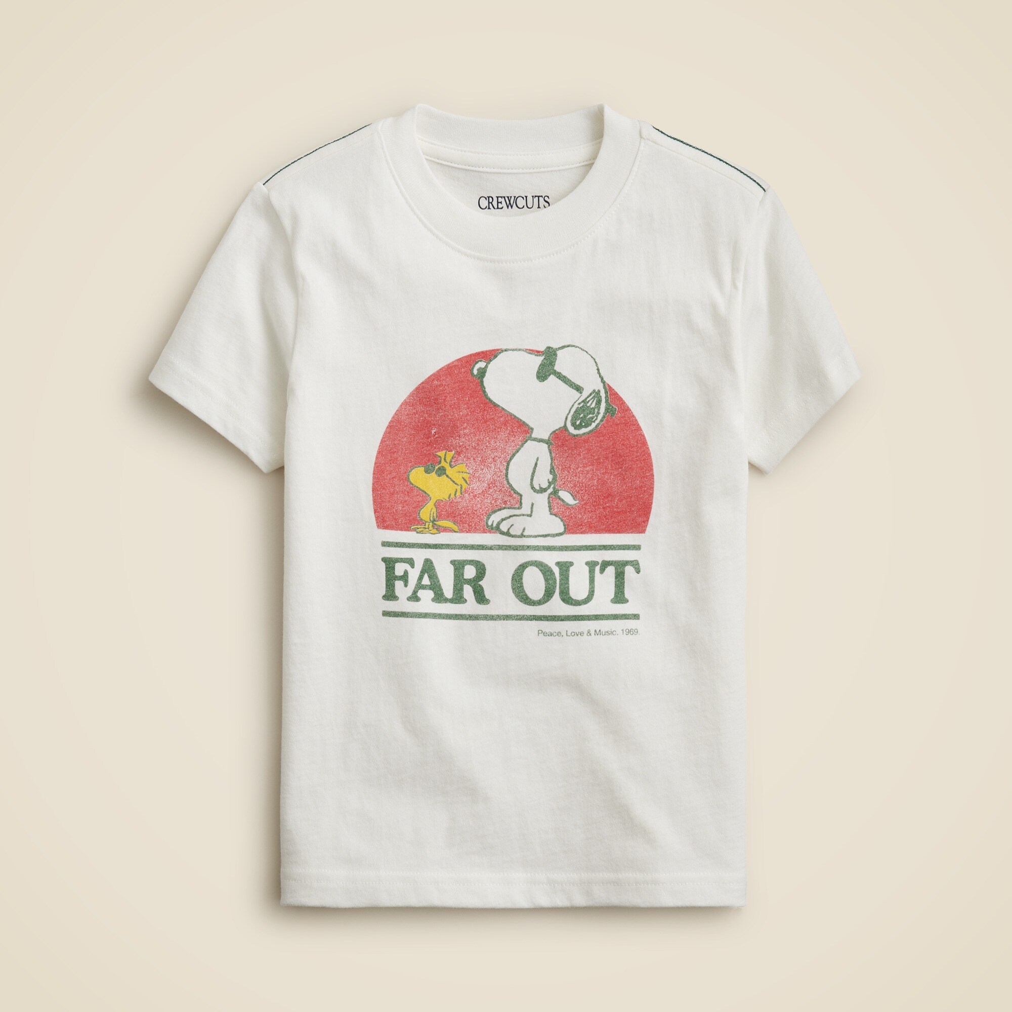 Peanuts® X Crewcuts "Far out" graphic T-shirt