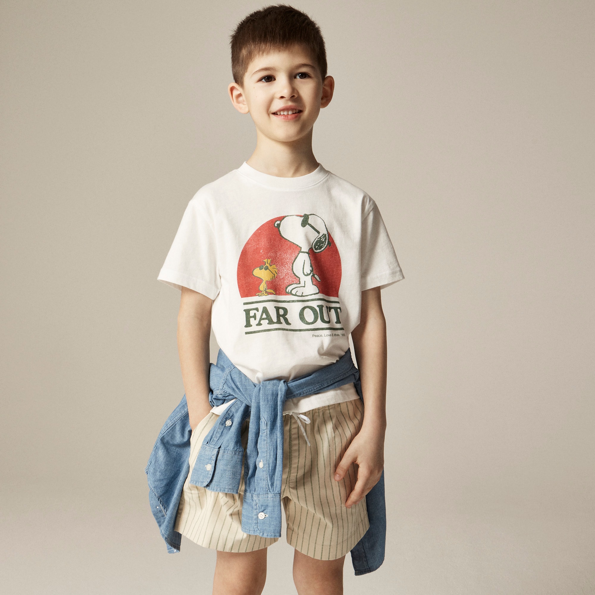 boys Peanuts&reg; X Crewcuts &quot;Far out&quot; graphic T-shirt