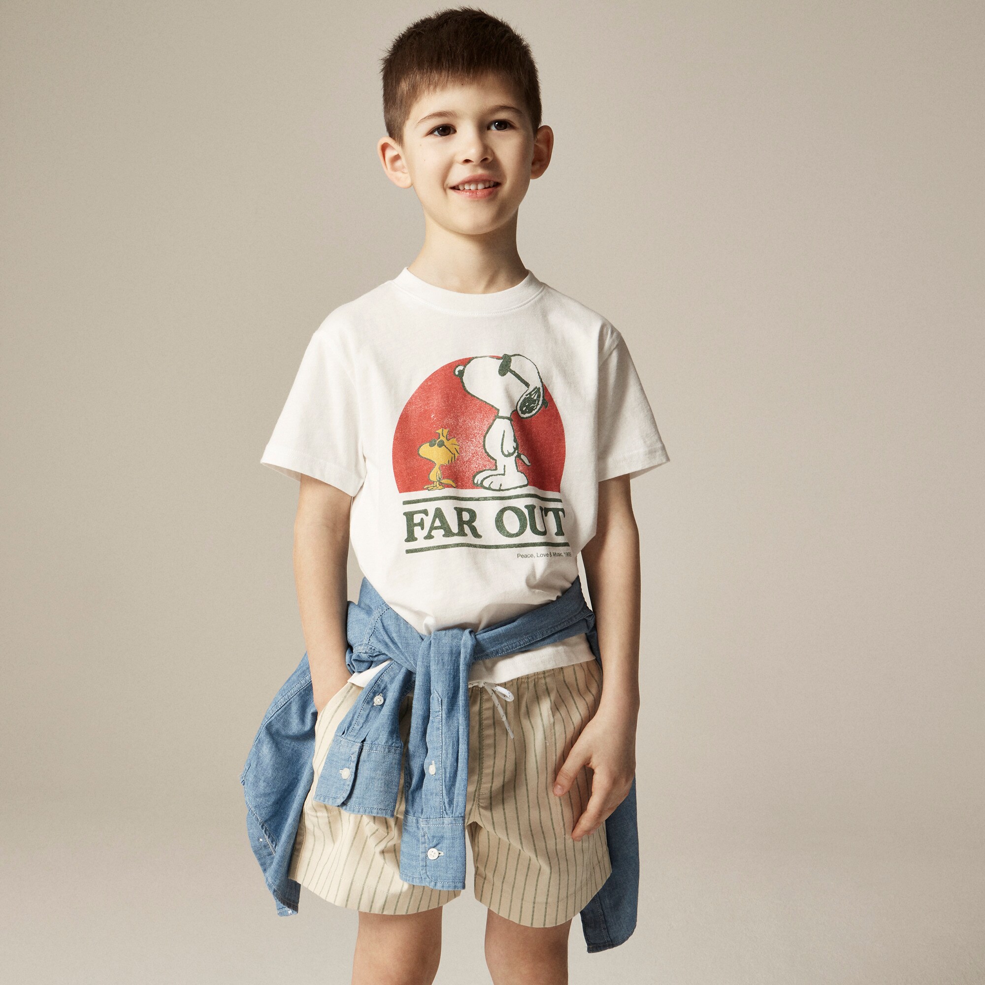 Peanuts® X Crewcuts "Far out" graphic T-shirt