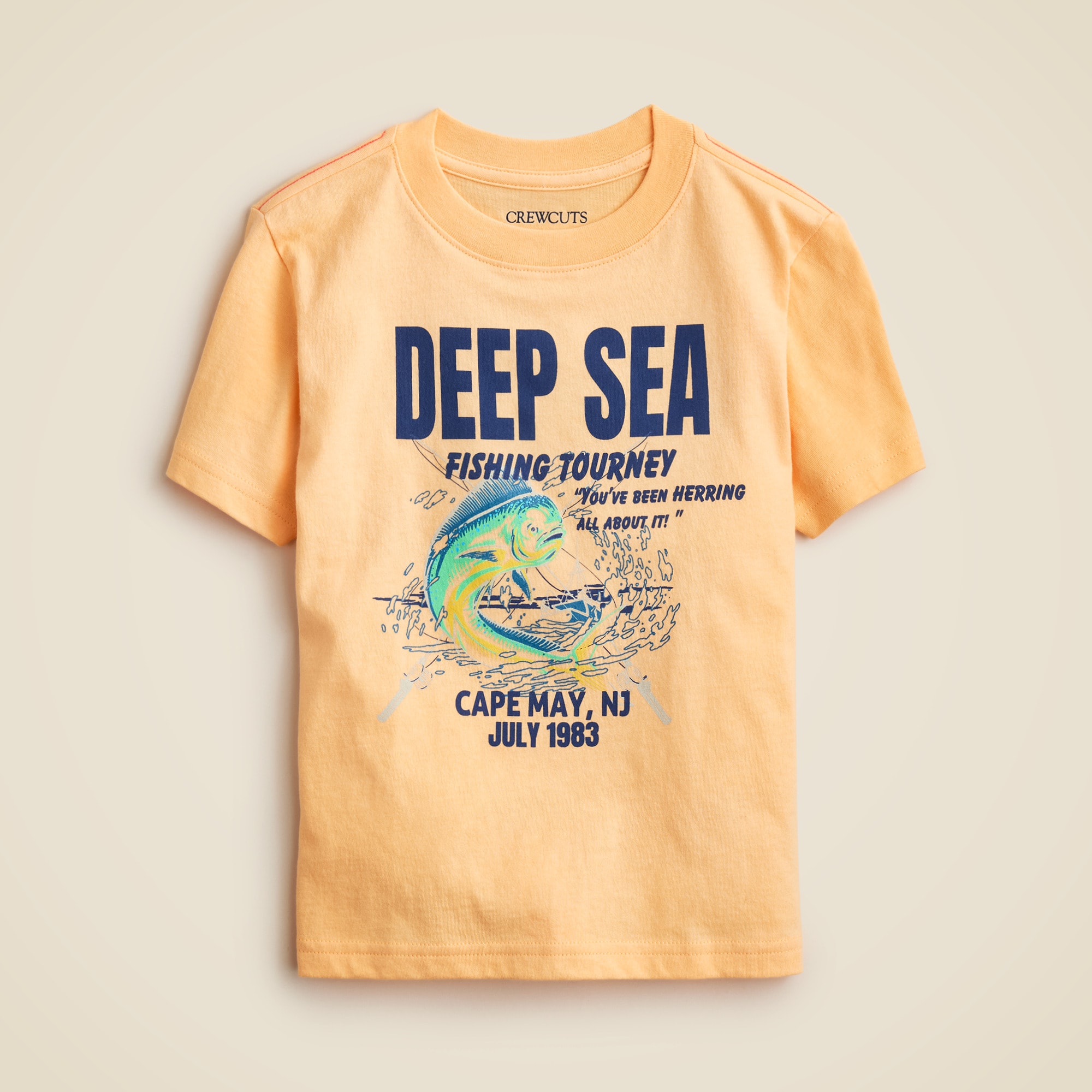 boys Kids' short-sleeve &quot;Deep sea fishing&quot; graphic T-shirt