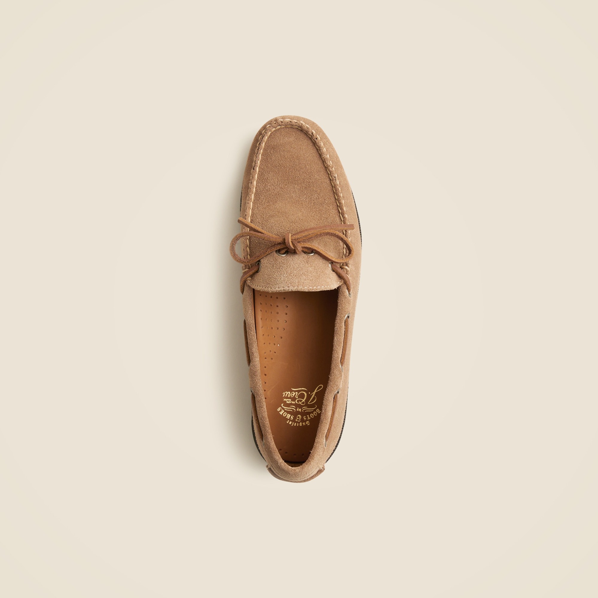 One-eye camp shoes in suede