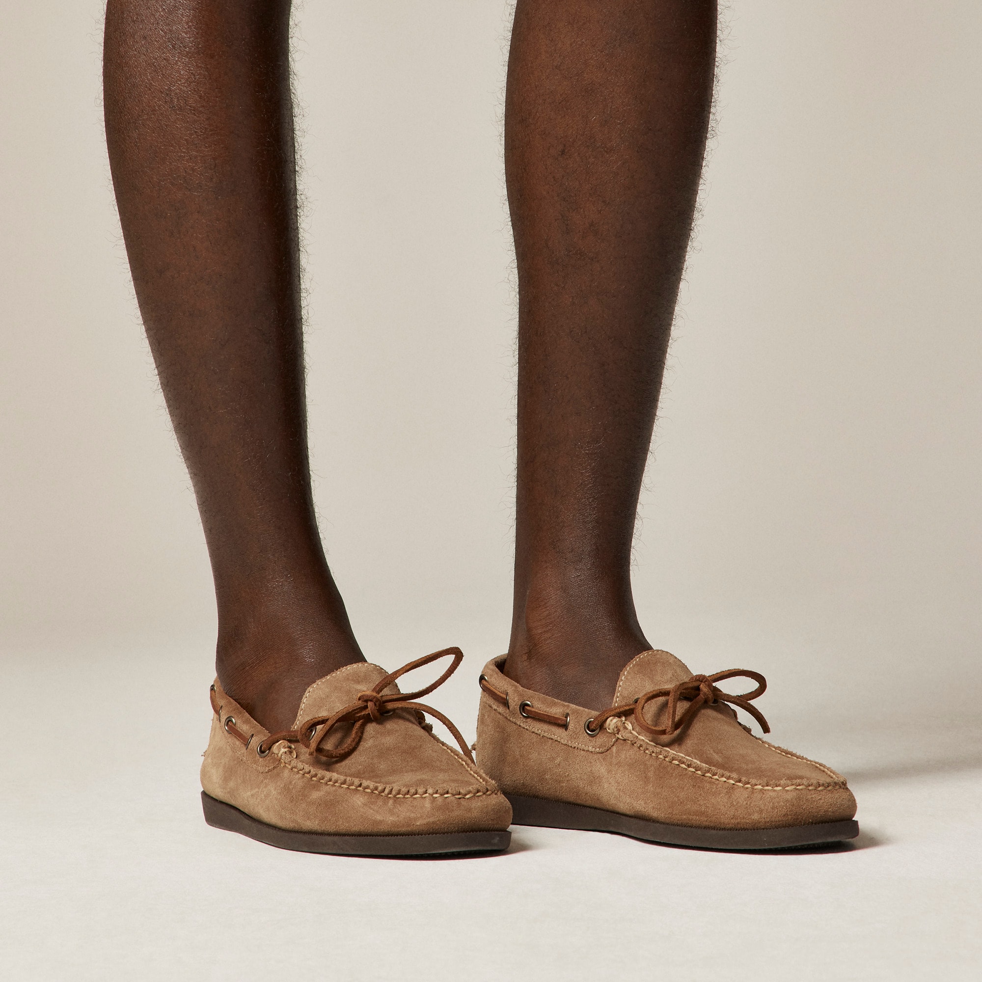 One-eye camp shoes in suede