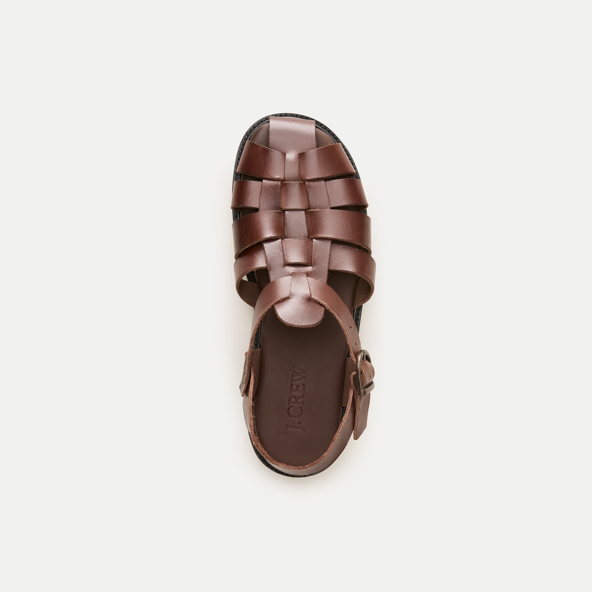 Fisherman sandals in leather