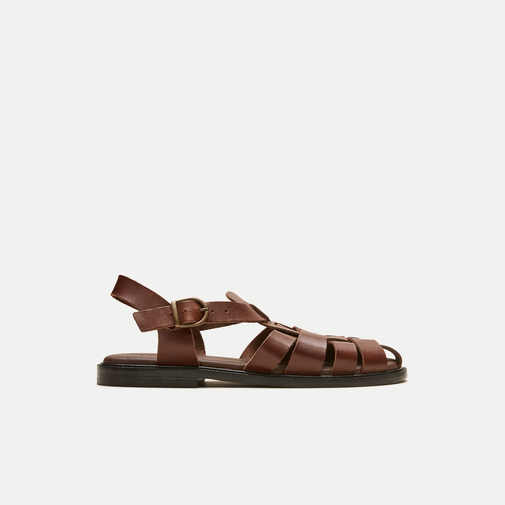 Fisherman sandals in leather