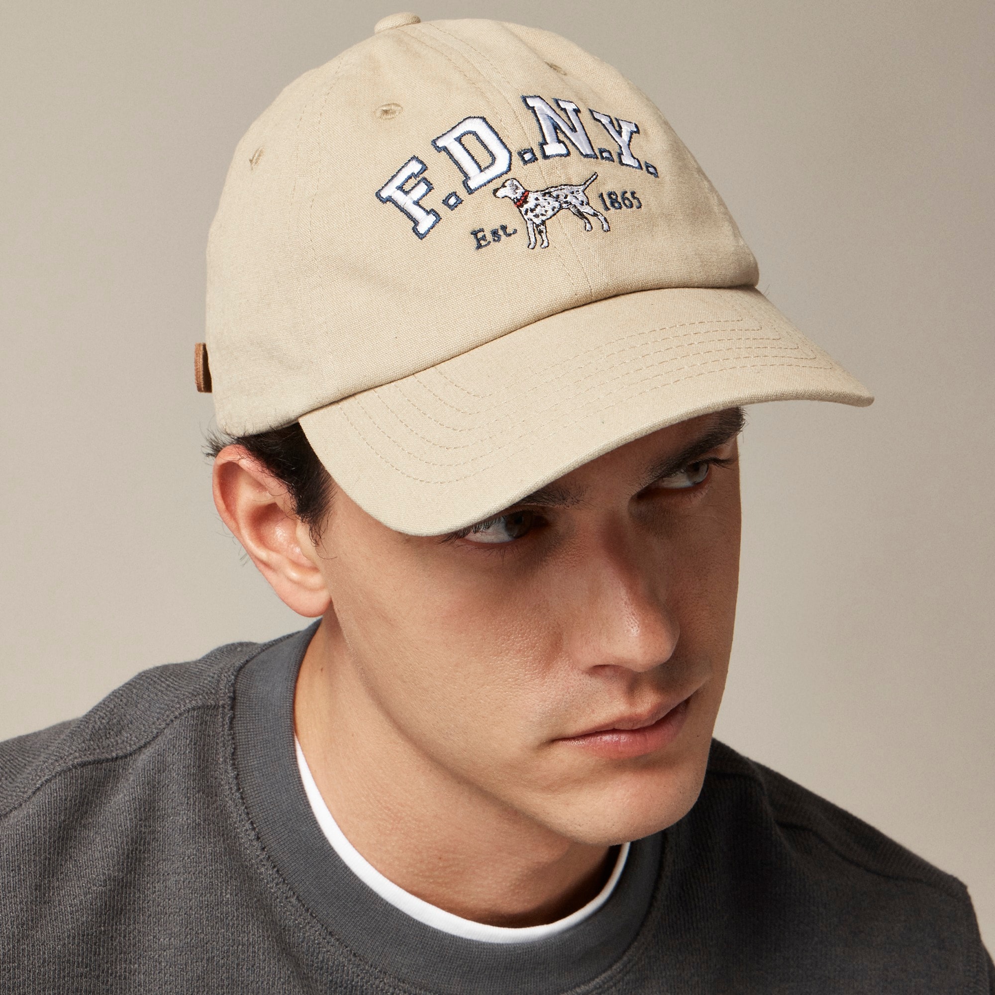 mens Limited-edition FDNY&reg; twill baseball cap
