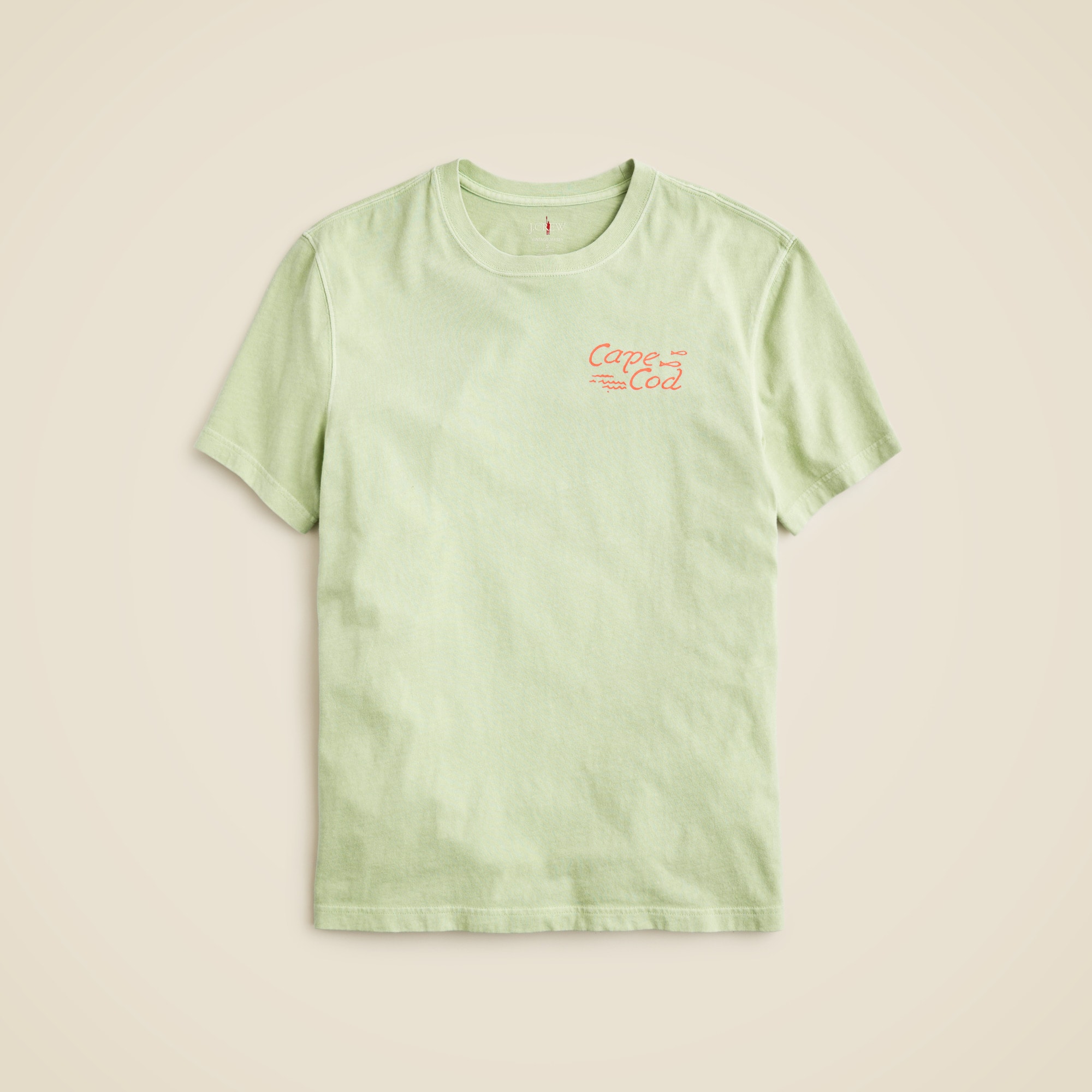 Vintage-wash cotton graphic T-shirt