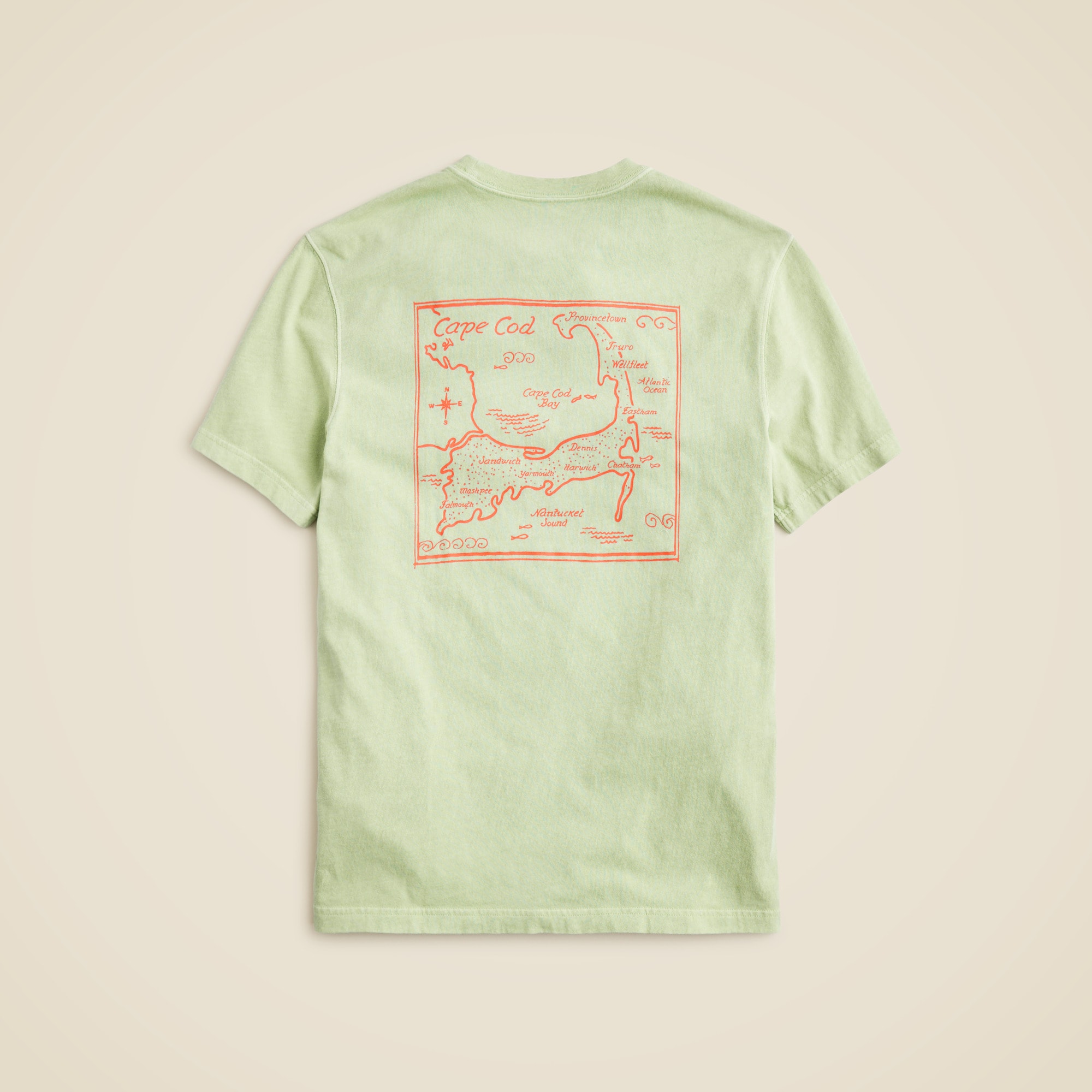 Vintage-wash cotton graphic T-shirt