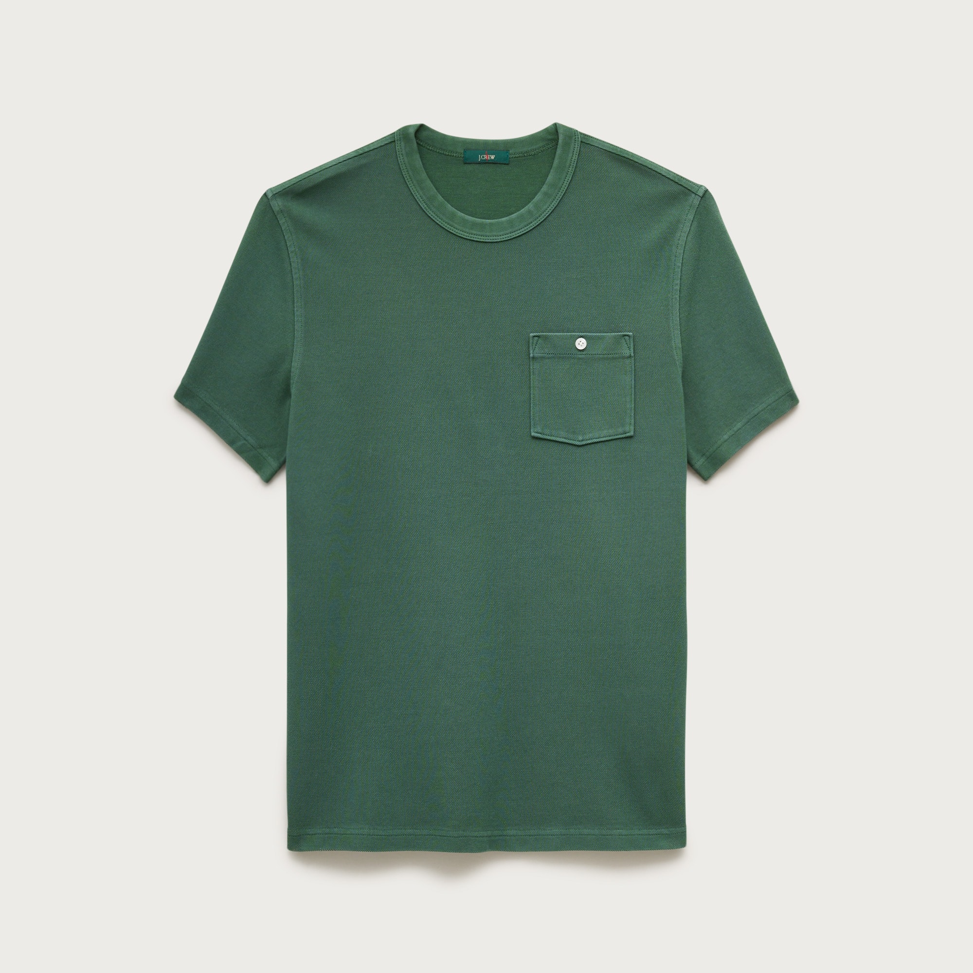 25SS セットPOCKET & CREW 2PACK LS T-SHIRTS Washed Piqué Long-sleeve Pocket T-shirt For Men | J.Crew