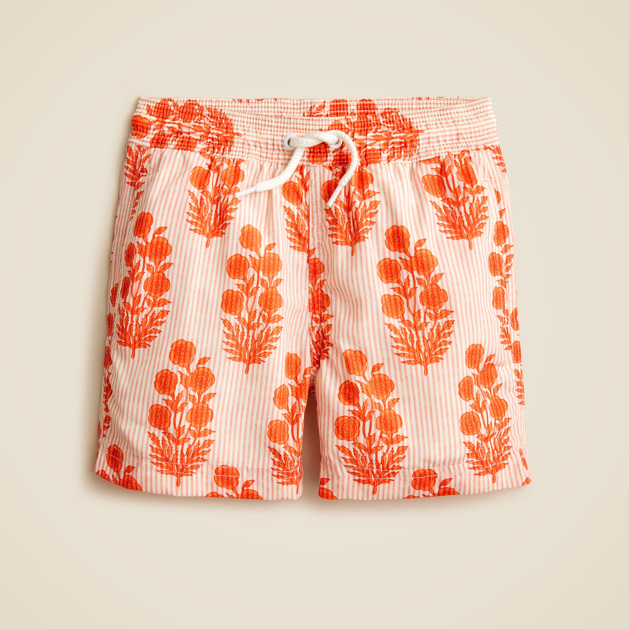 パンツ SZ Blockprints Checked Drawing Shorts J.Crew: SZ Blockprints™ X Crewcuts Swim Trunk For Boys