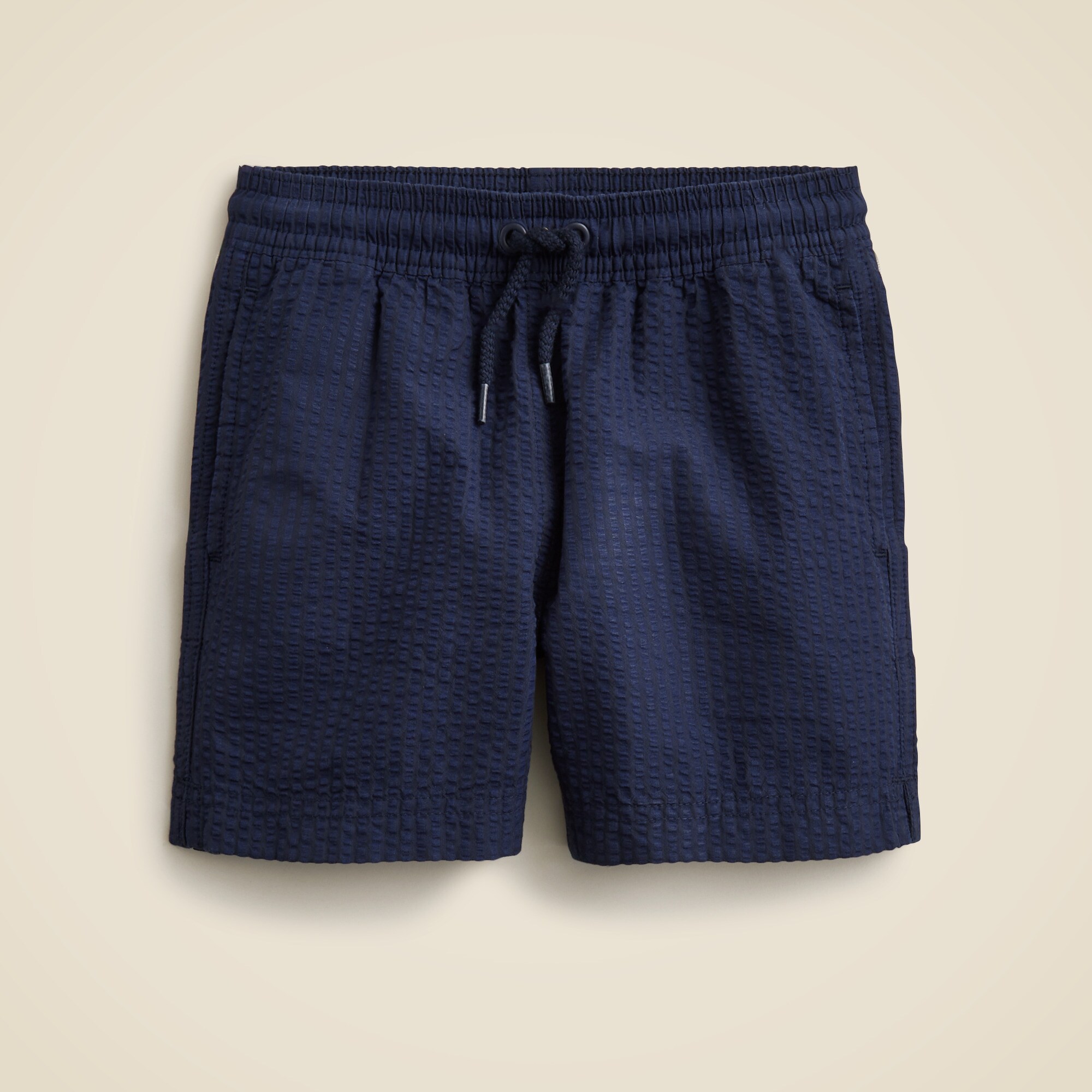 boys Boys' seersucker swim trunk with UPF 50+