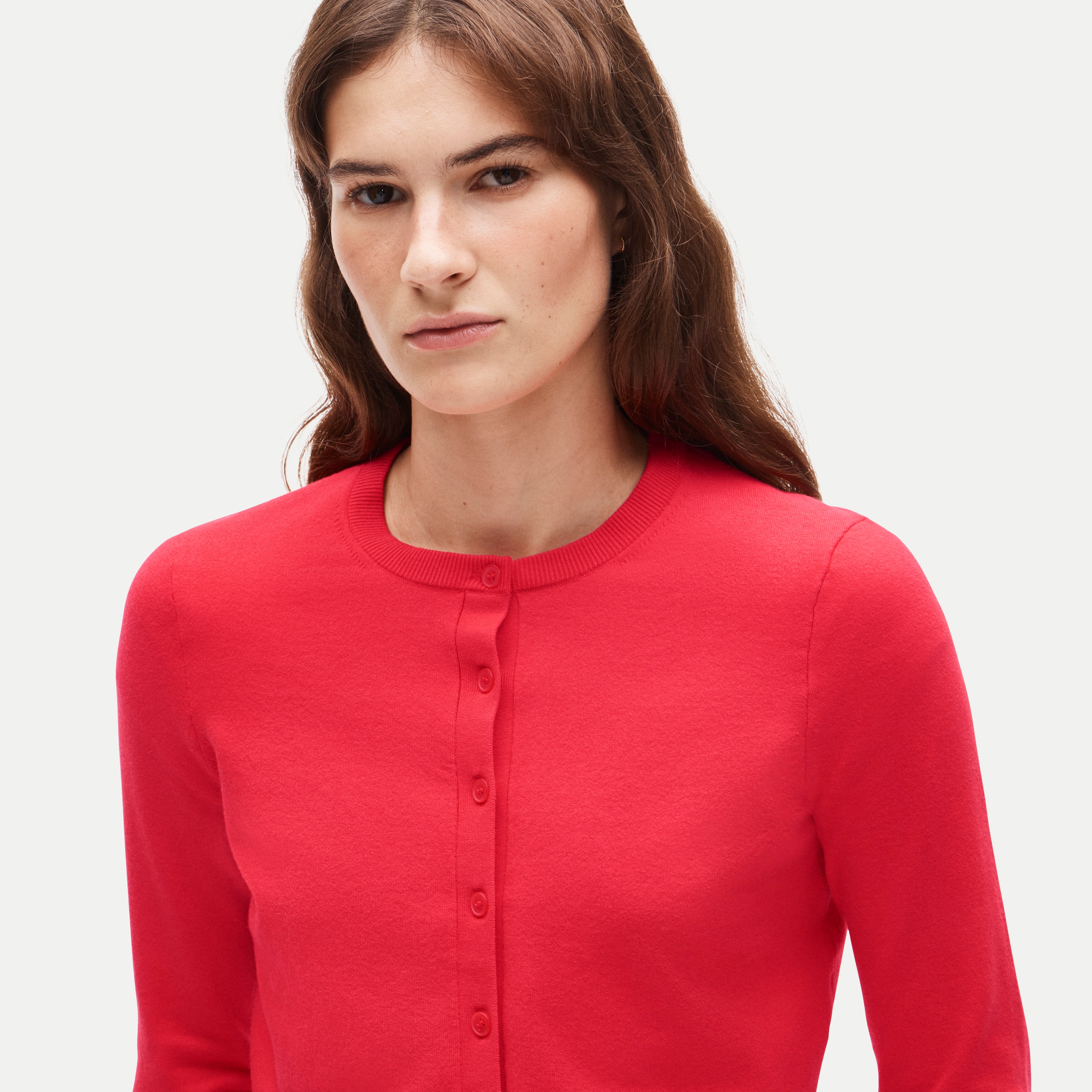 Jackie cardigan in premium ultrafine cotton
