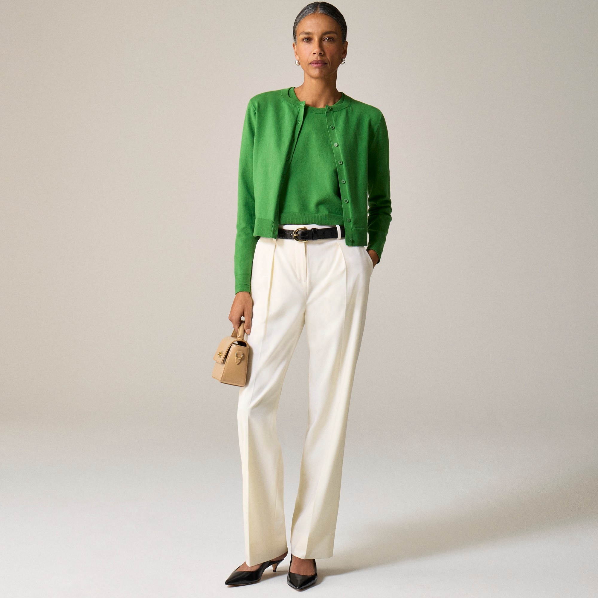 New Jackie cardigan in premium ultra-fine cotton
