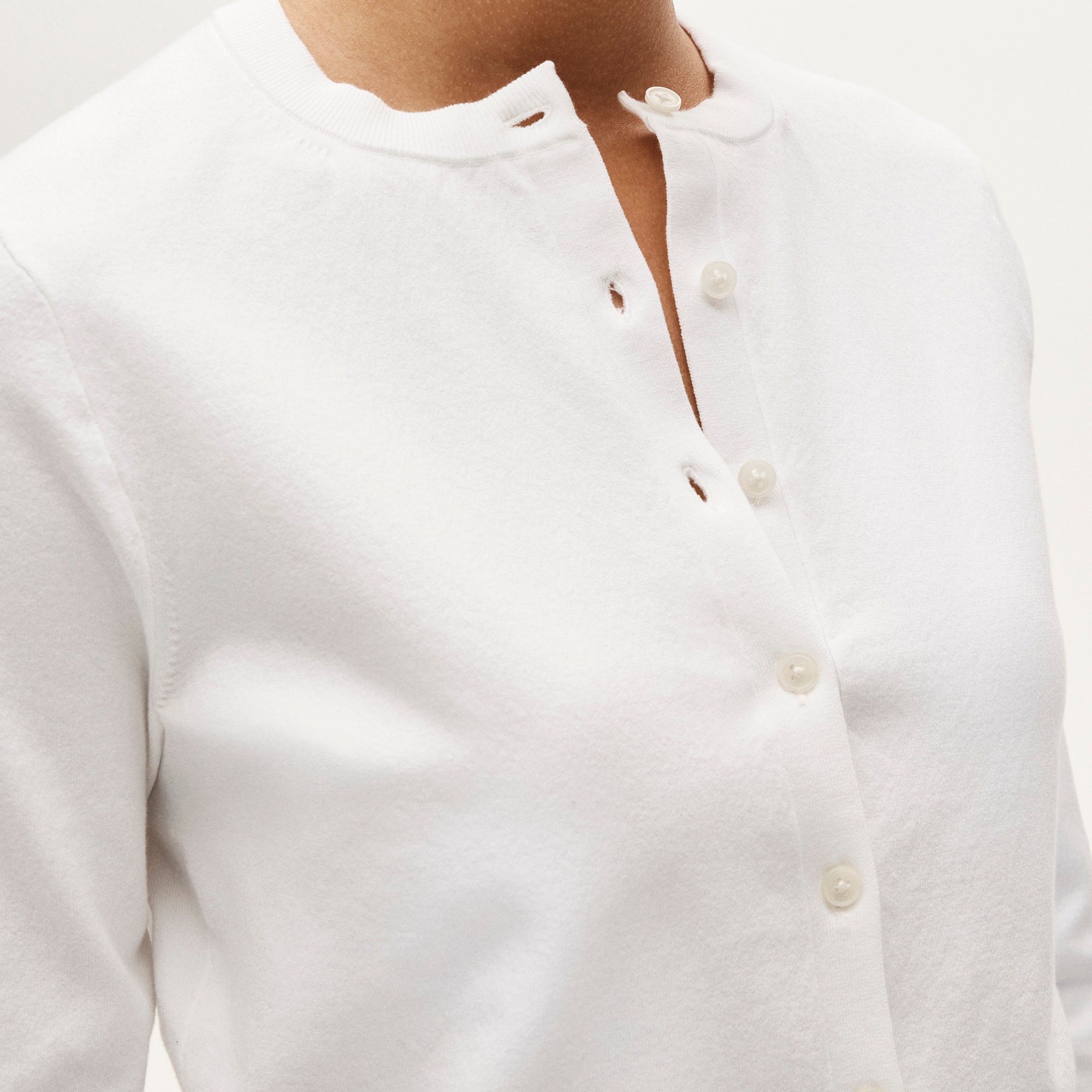 Jackie cardigan in premium ultra-fine cotton - image 5