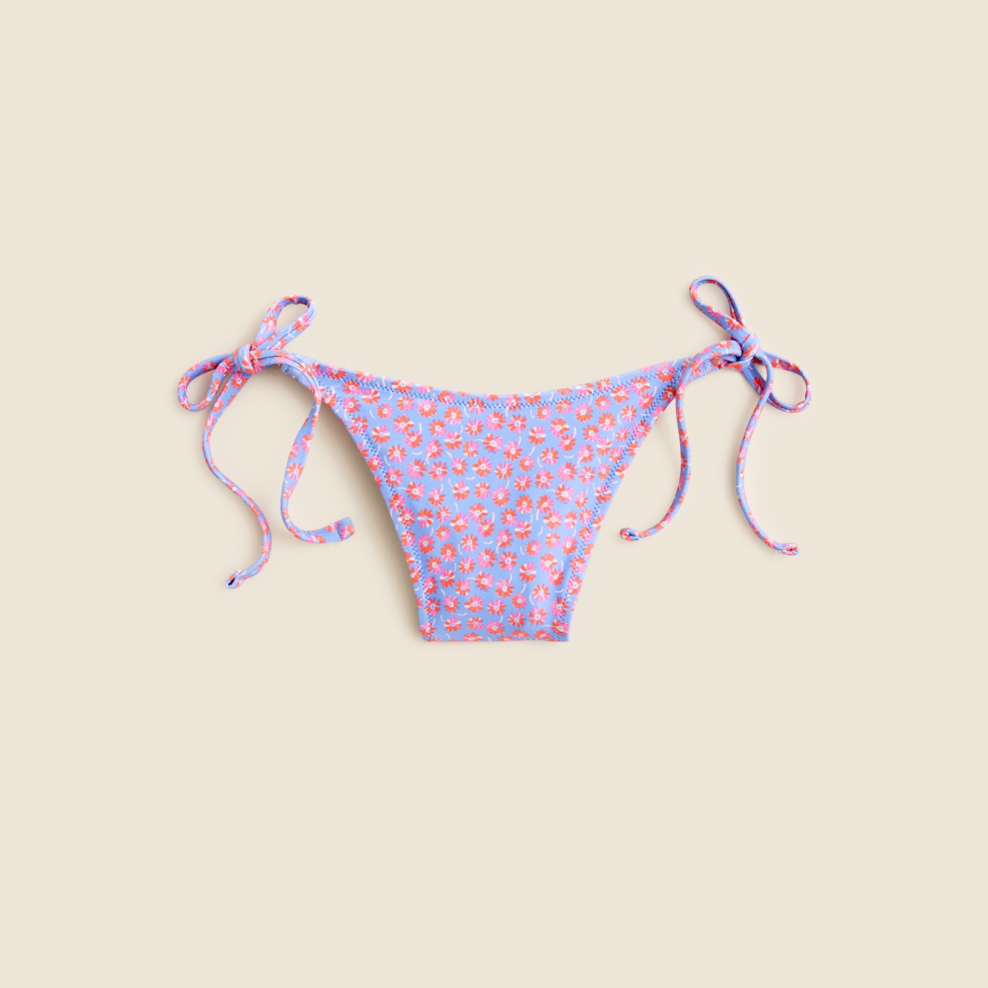  String bikini bottom in summer fields print