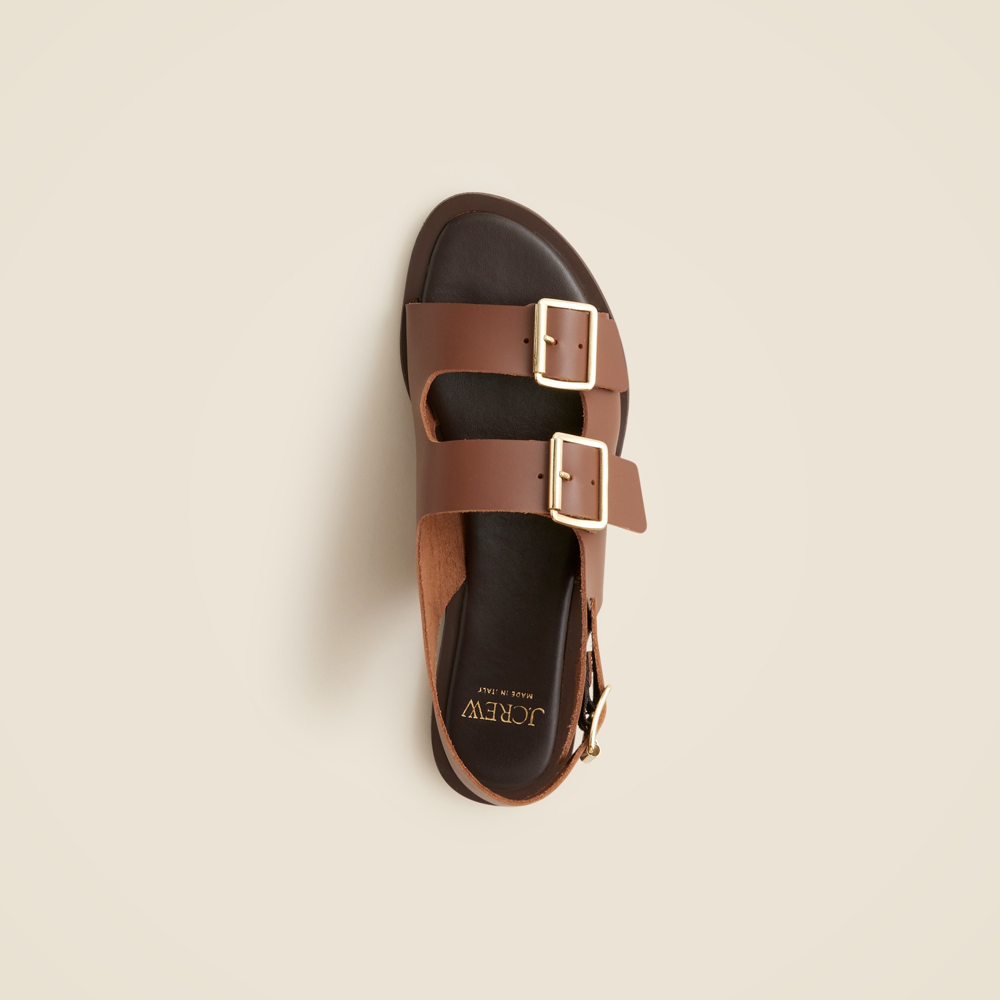 Carsen Made-in-Italy slingback sandals in leather