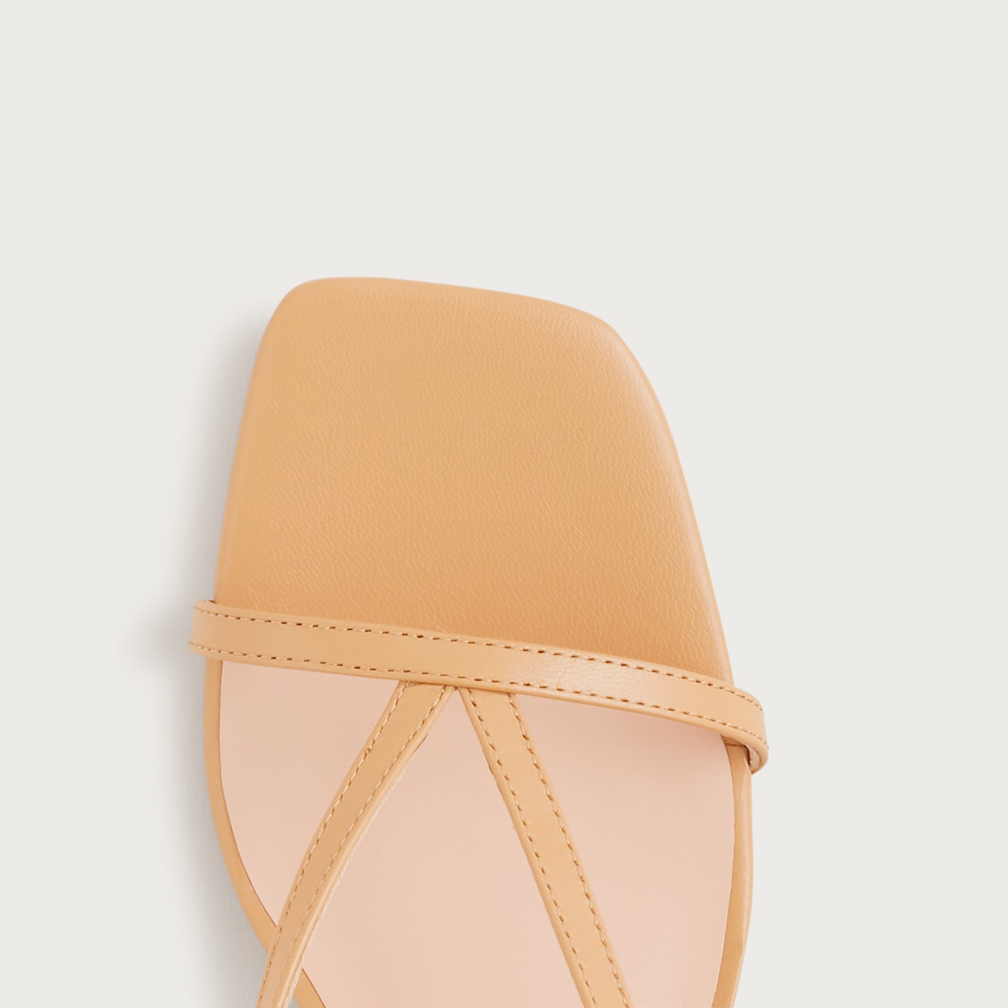 Krista slingback kitten-heel sandals in leather