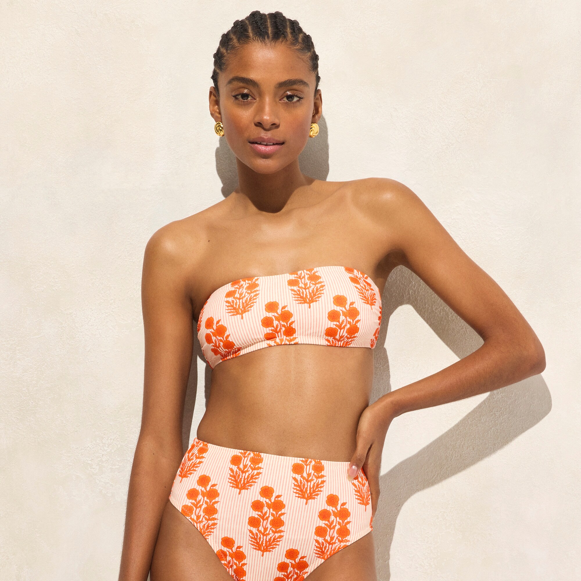 SZ Blockprints™ X J.Crew Bandeau Bikini Top For Women | J.Crew